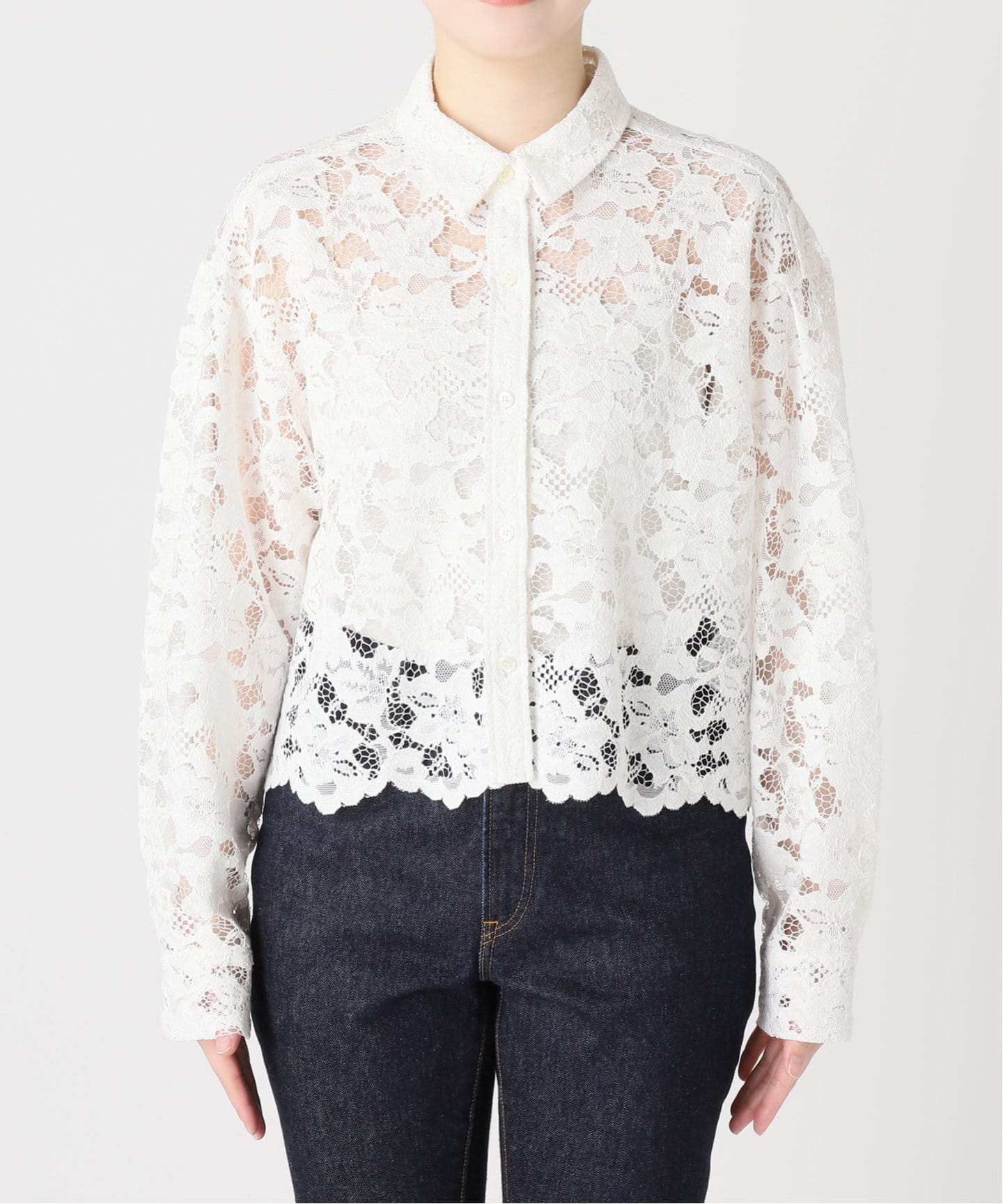 SP》 レースショートシャツ（シャツ／ブラウス）｜JOURNAL STANDARD L