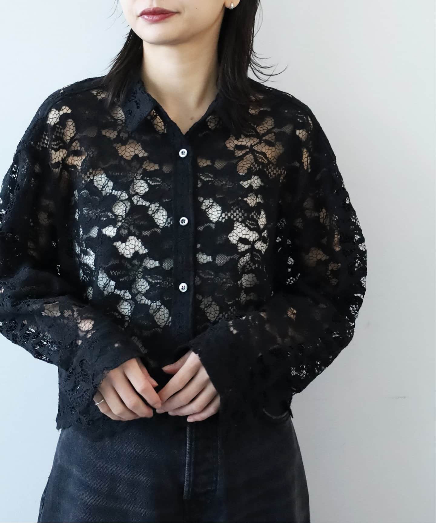 SP》 レースショートシャツ（シャツ／ブラウス）｜JOURNAL STANDARD L