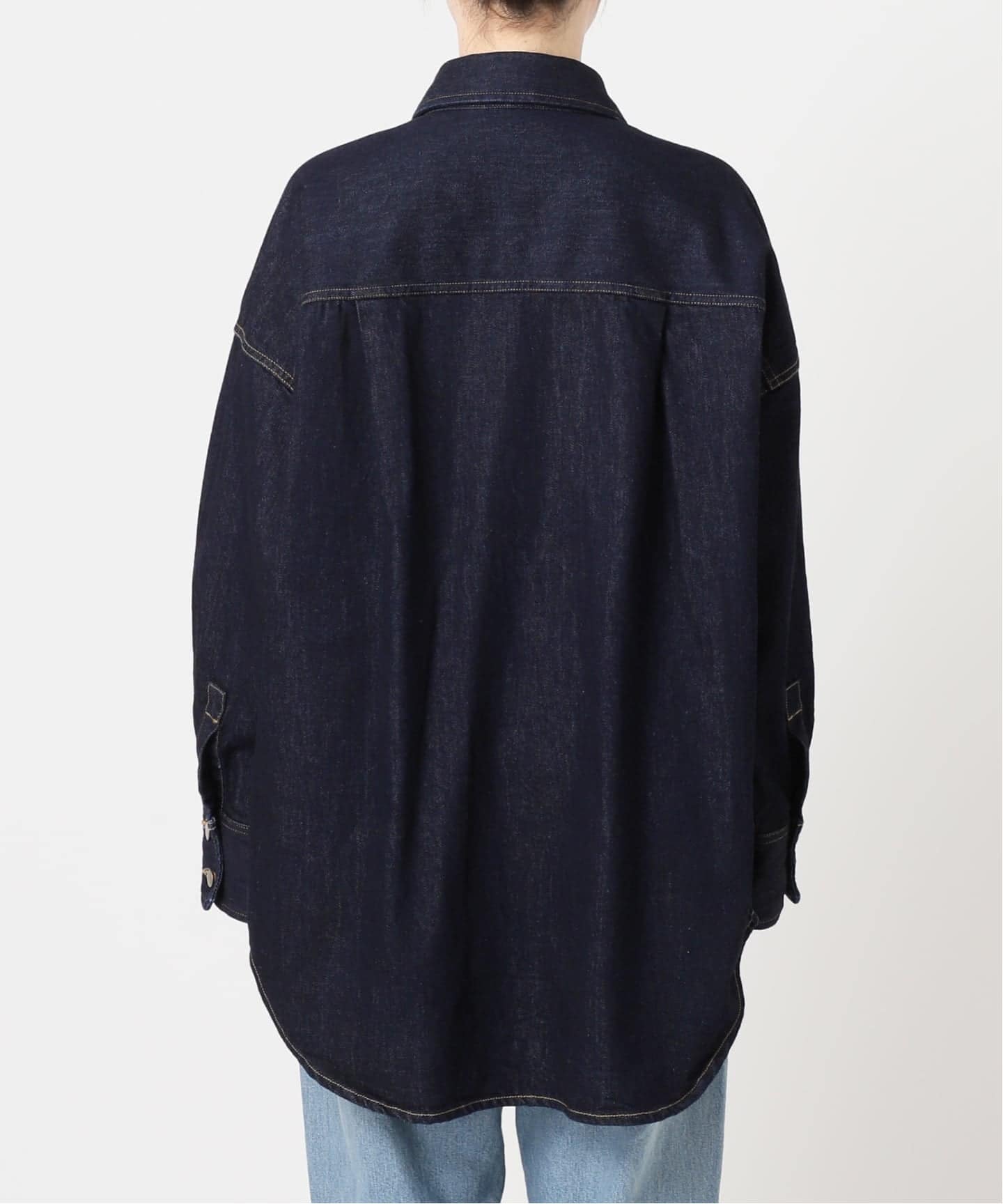オーバーサイズデニムシャツ（シャツ／ブラウス）｜JOURNAL STANDARD L
