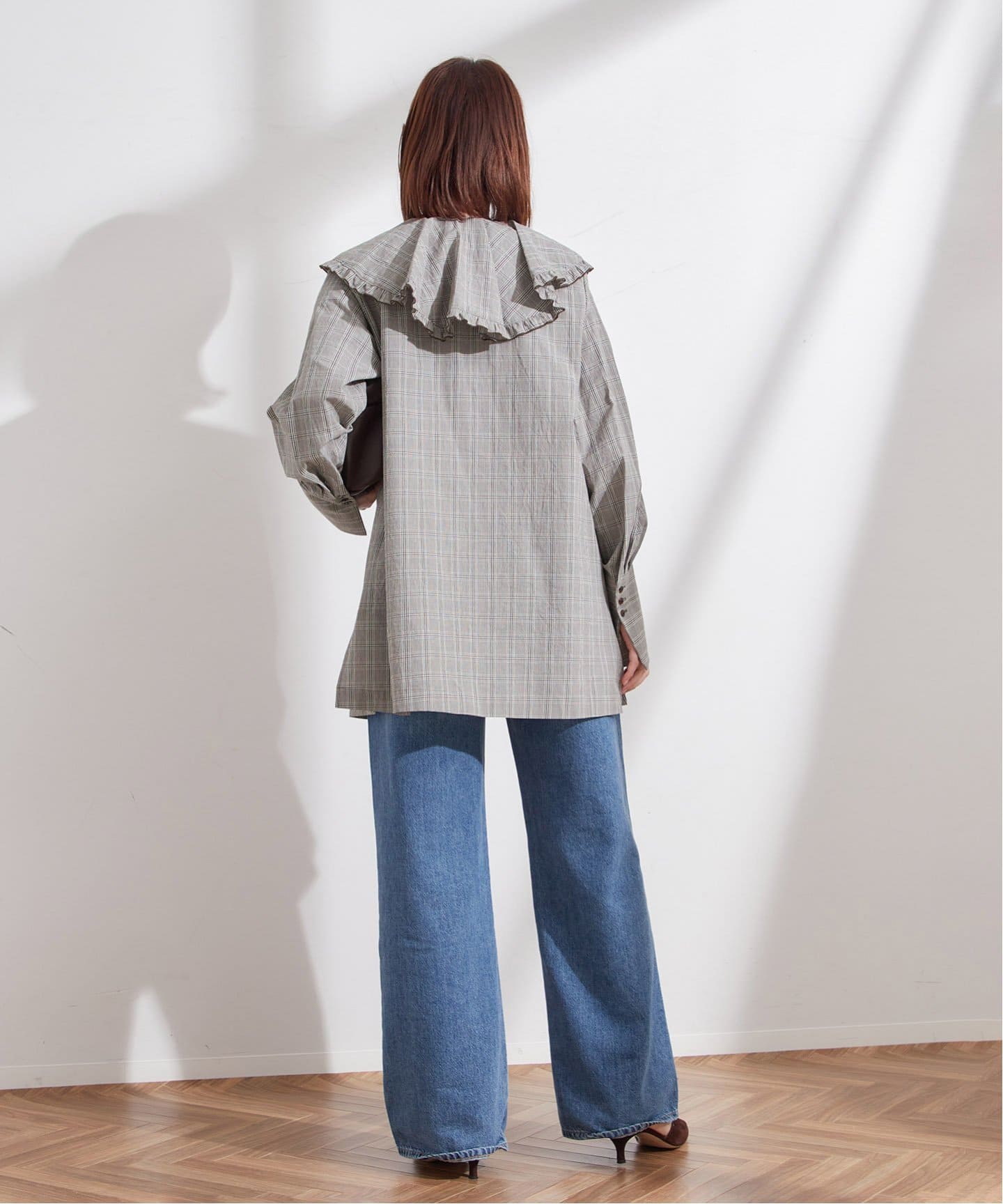 Uhr/ウーア】Ruffle Frill Shirt：シャツ（シャツ／ブラウス