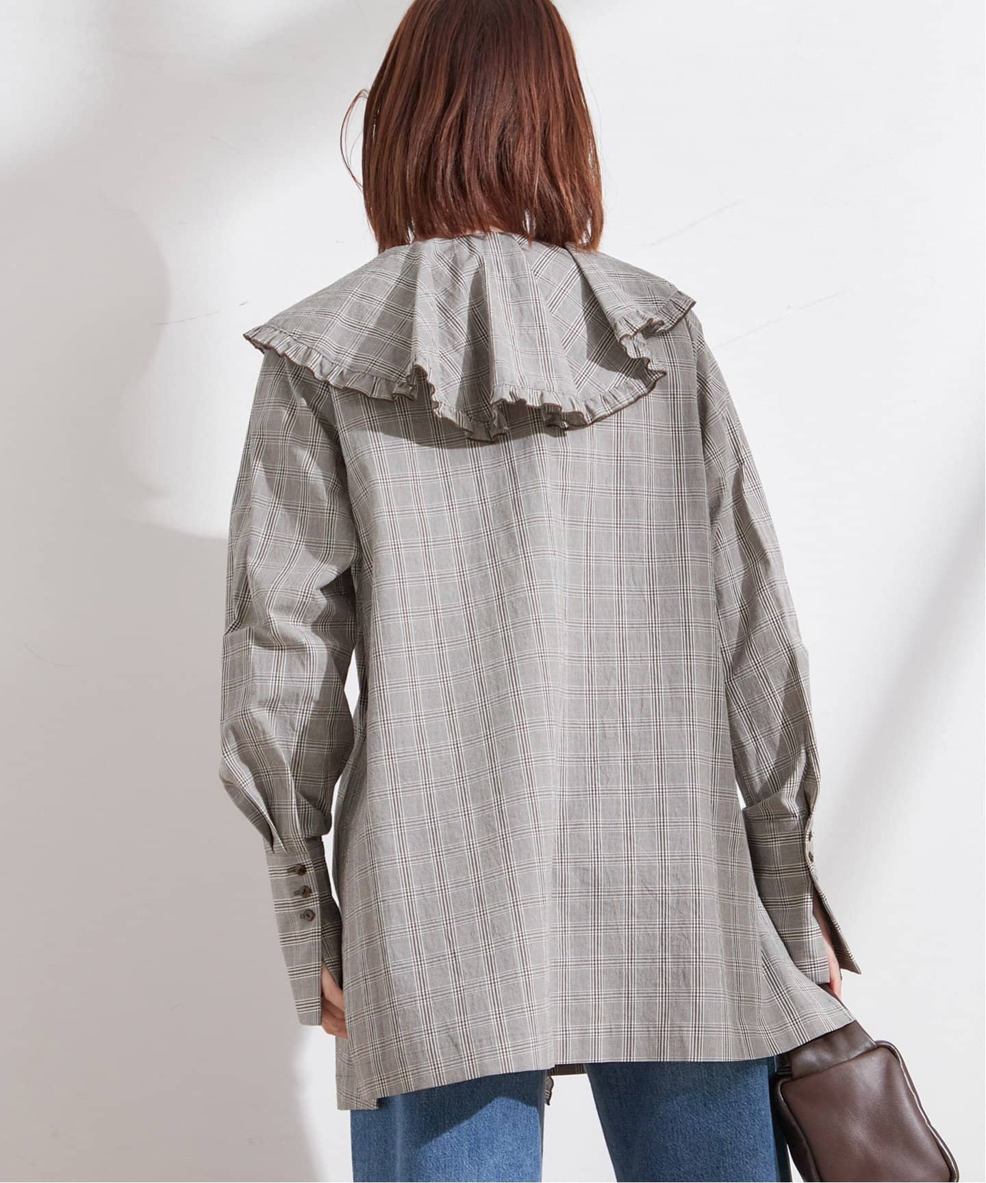 Uhr/ウーア】Ruffle Frill Shirt：シャツ（シャツ／ブラウス