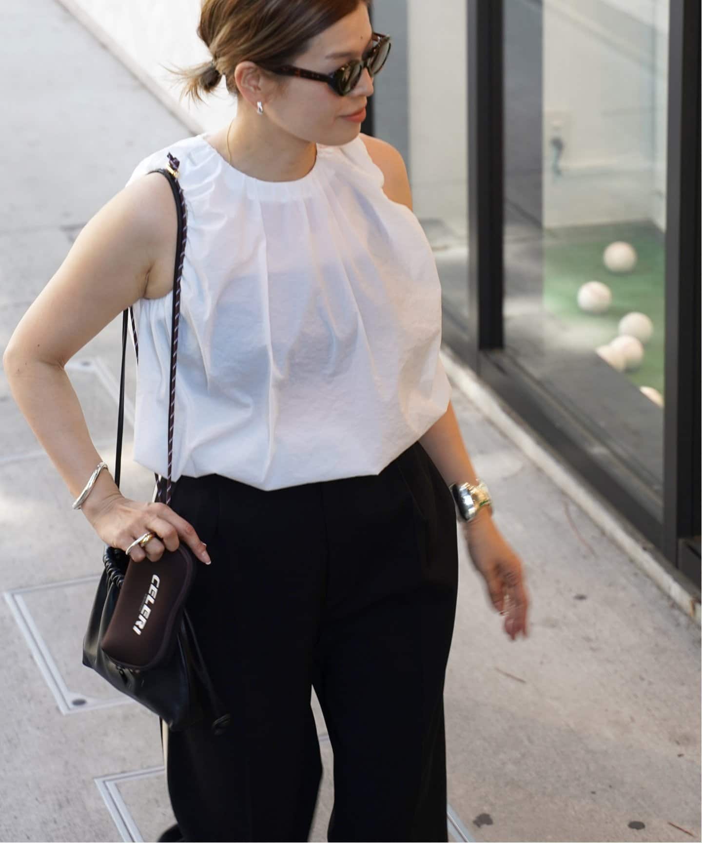 CELERI/セルリ】GATHER ショートトップス（シャツ／ブラウス