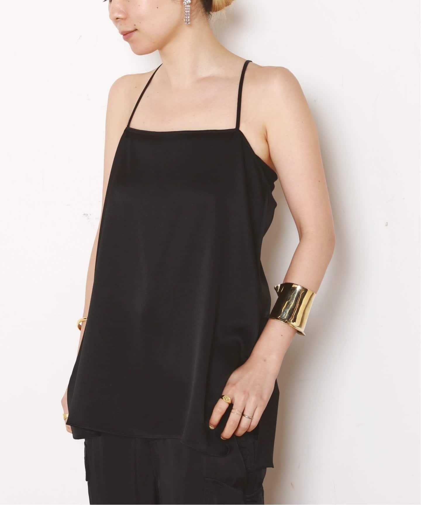 サテンジョーゼットキャミソール（キャミソール）｜AP STUDIO