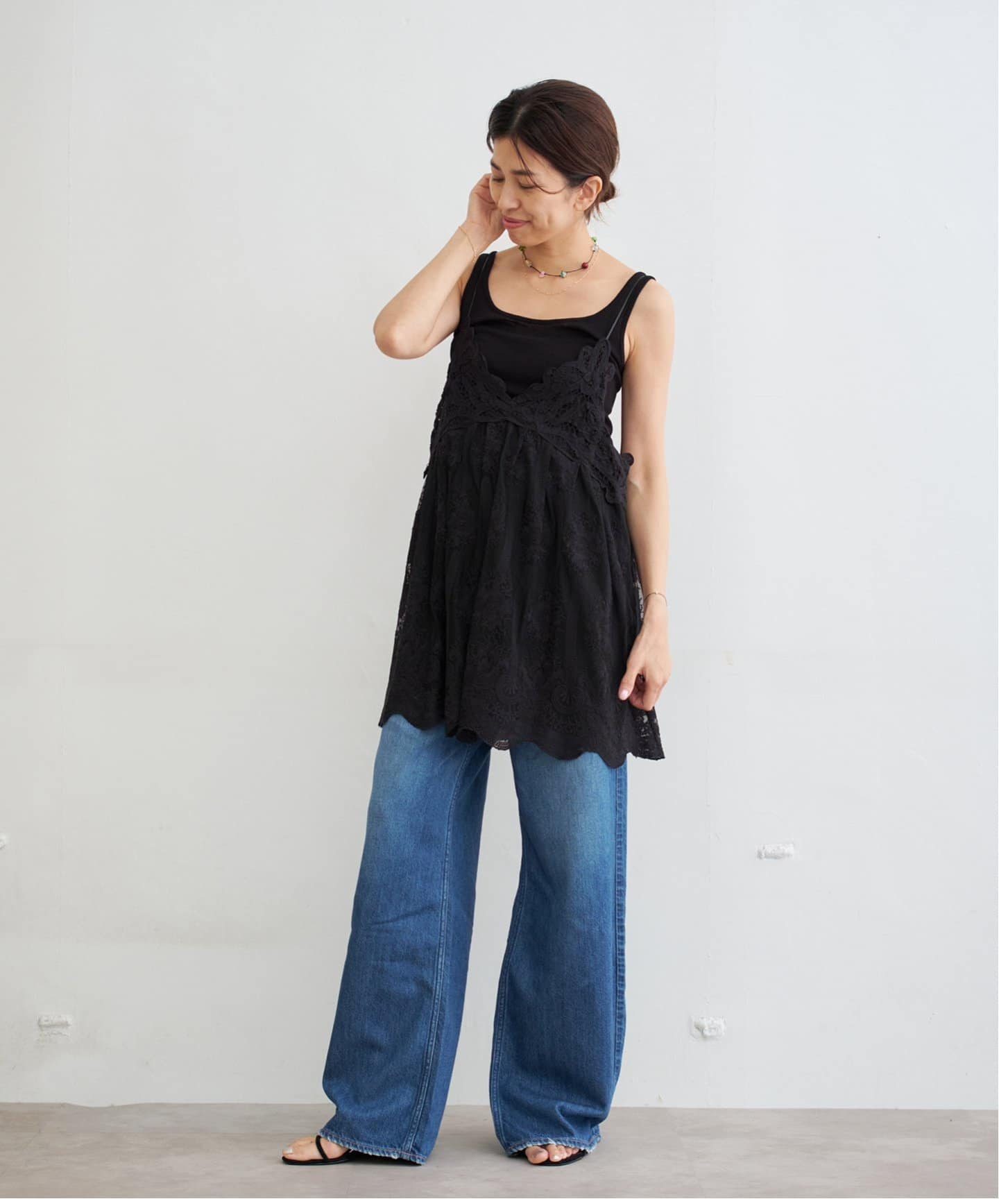 アンティークチュールバテンキャミ（シャツ／ブラウス）｜IENA（イエナ