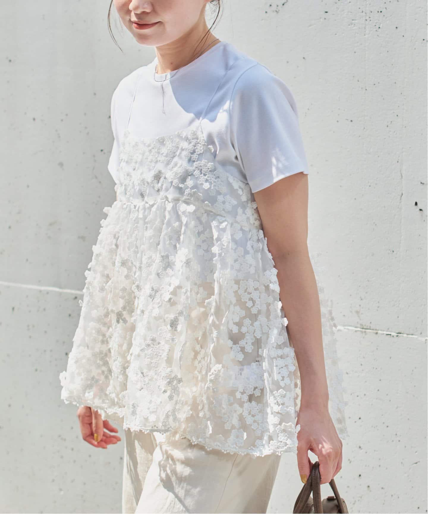 追加》フラワーエンブロイダリー キャミソール（キャミソール）｜IENA