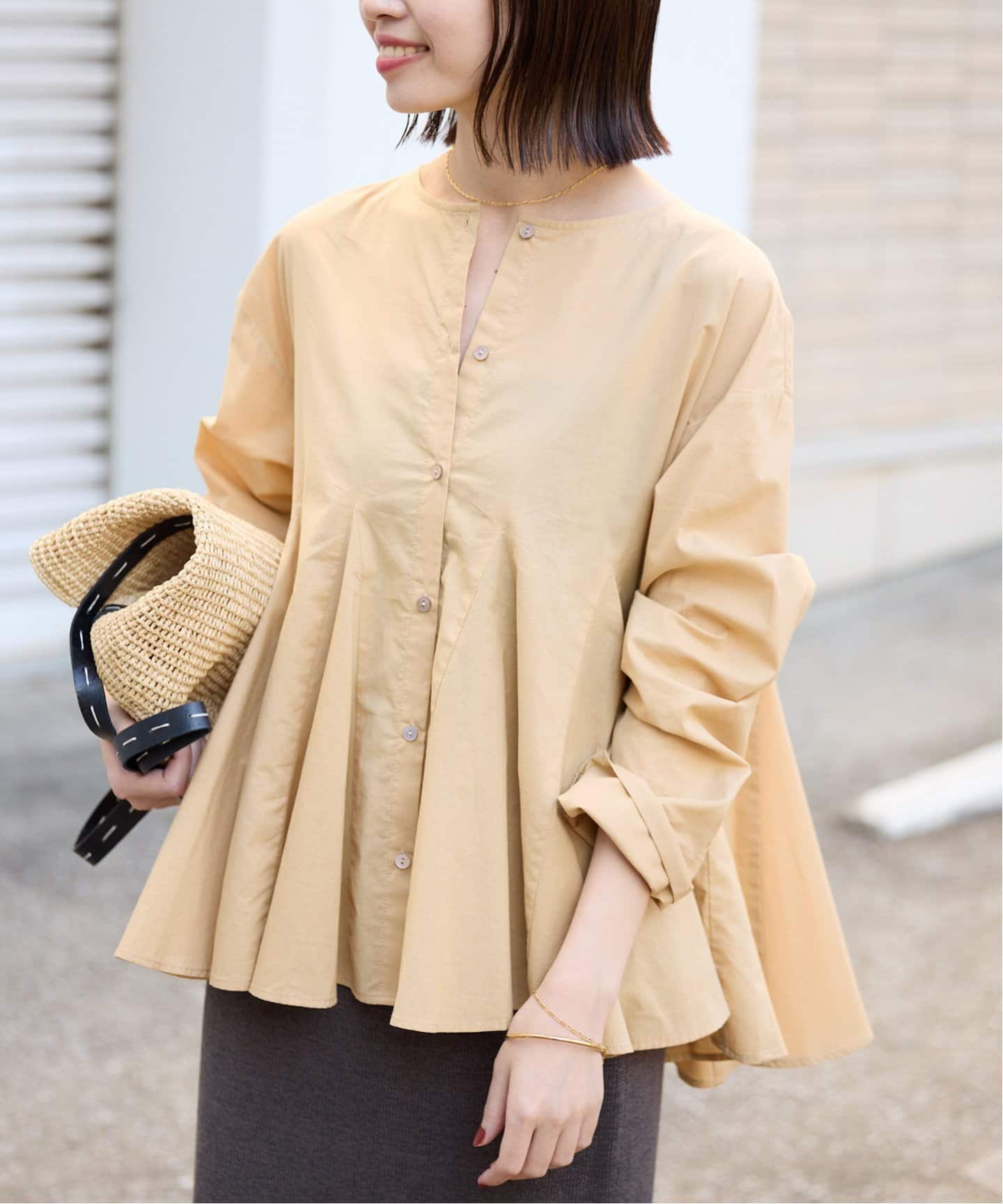 パネルフレアーブラウス（シャツ／ブラウス）｜SLOBE IENA（スローブ