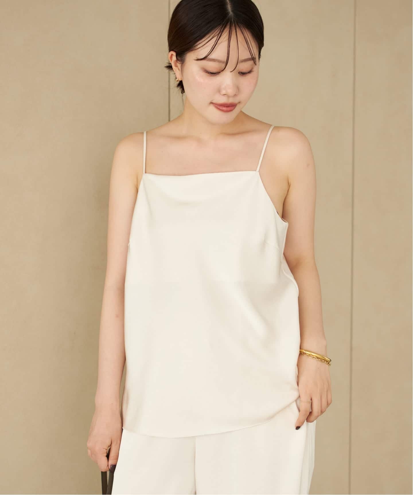 追加》dull satin キャミソール（キャミソール）｜Plage（プラージュ