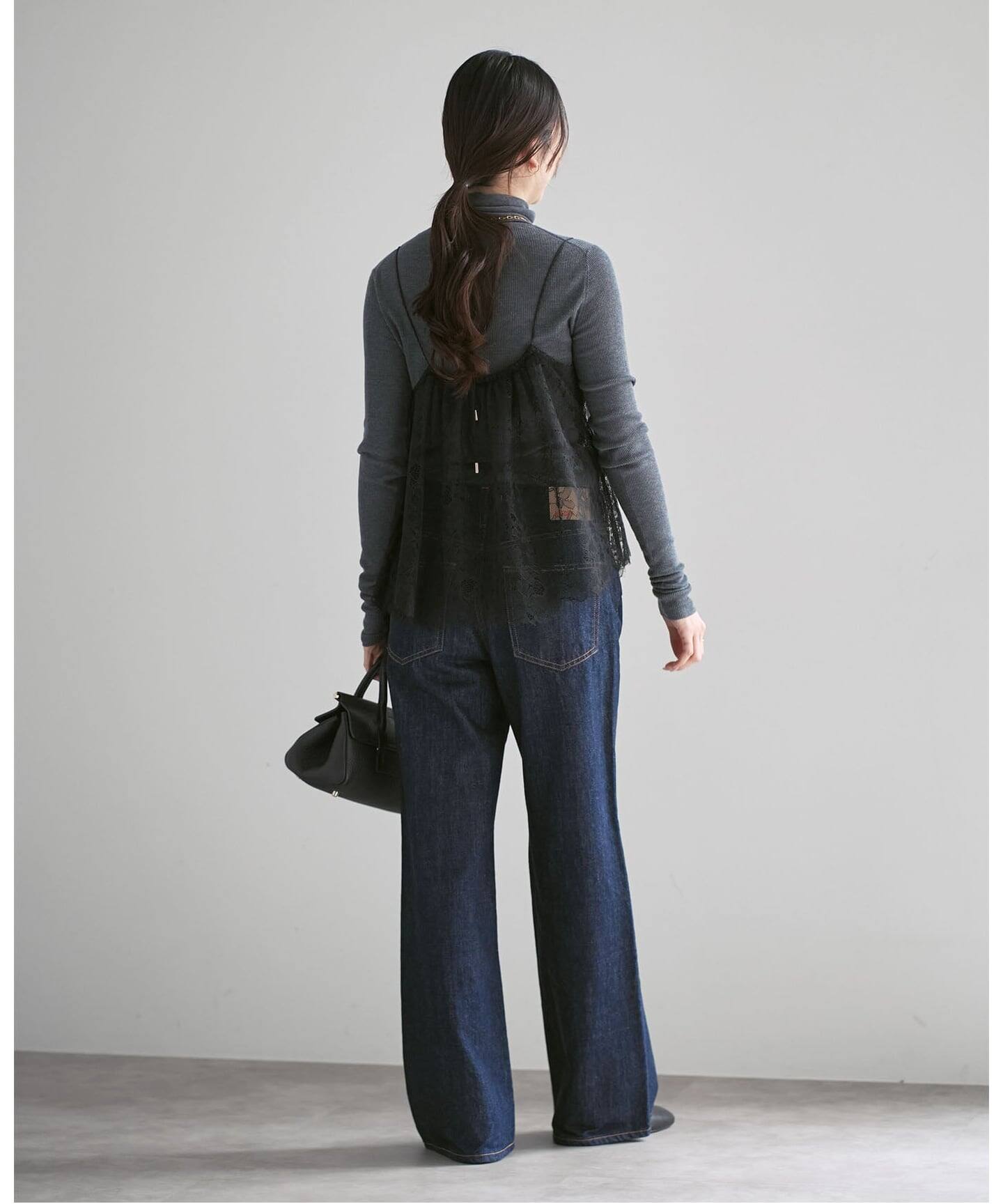 追加》ラッセルレースギャザーキャミ（キャミソール）｜NOBLE