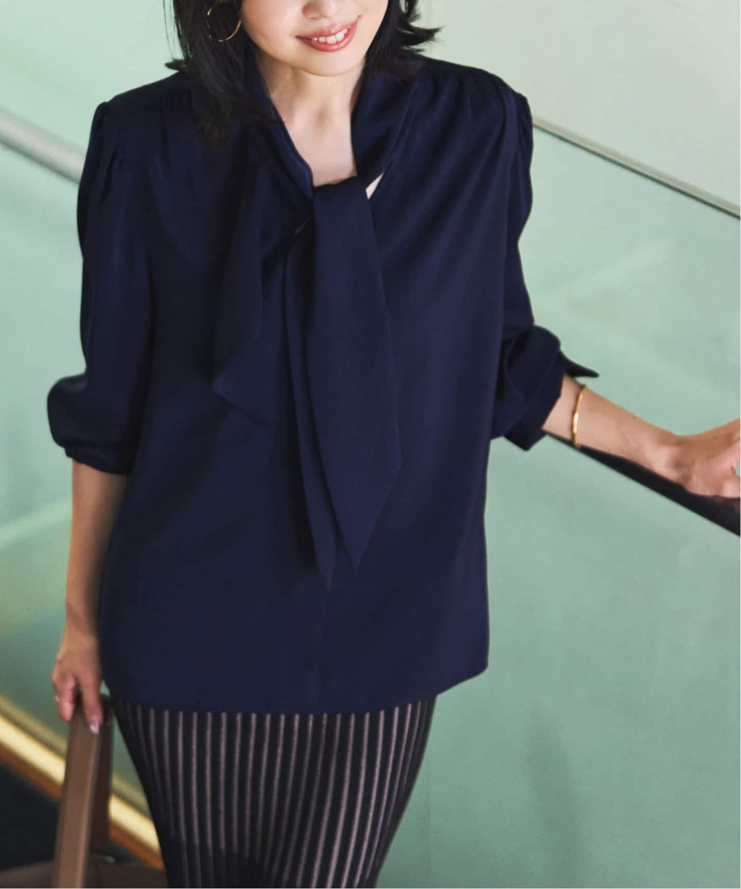 WEB限定追加》ロイヤルサテンボウタイブラウス 4（シャツ／ブラウス