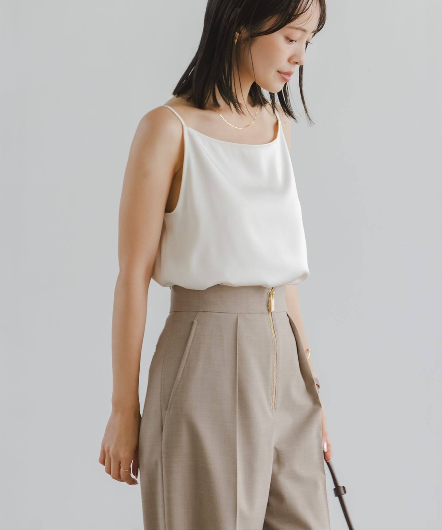 追加》メルティサテン2WAYキャミ（キャミソール）｜NOBLE（ノーブル