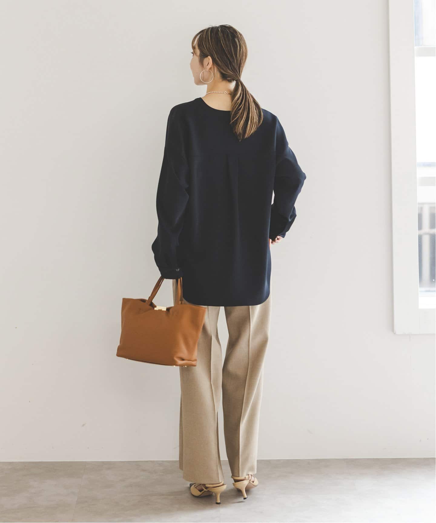 追加》ワークディテールドレープシャツ 4（シャツ／ブラウス）｜NOBLE