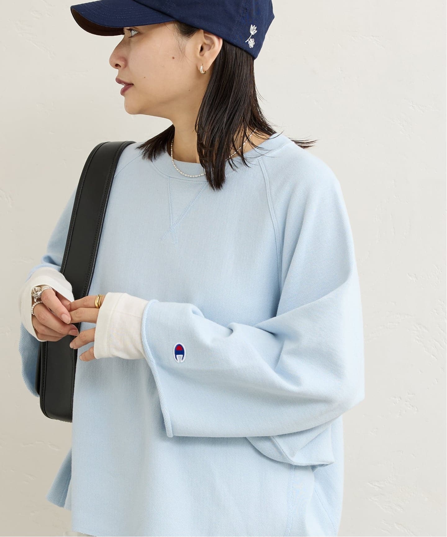 別注【CHAMPION/チャンピオン】カットオフ バックロゴスウェット