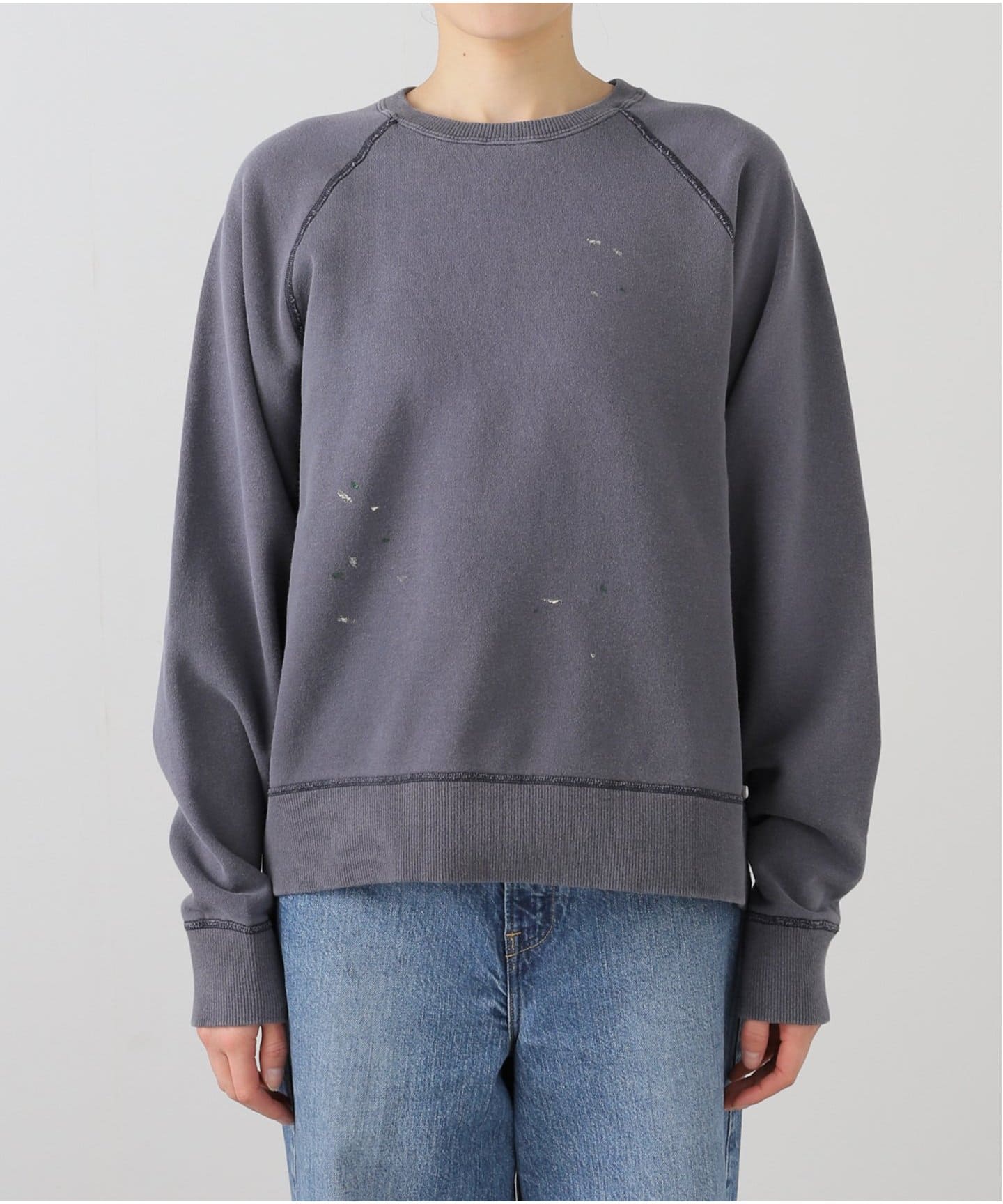 chimala】 for luxe PAINT SWEAT CREW TOP（スウェット）｜journal