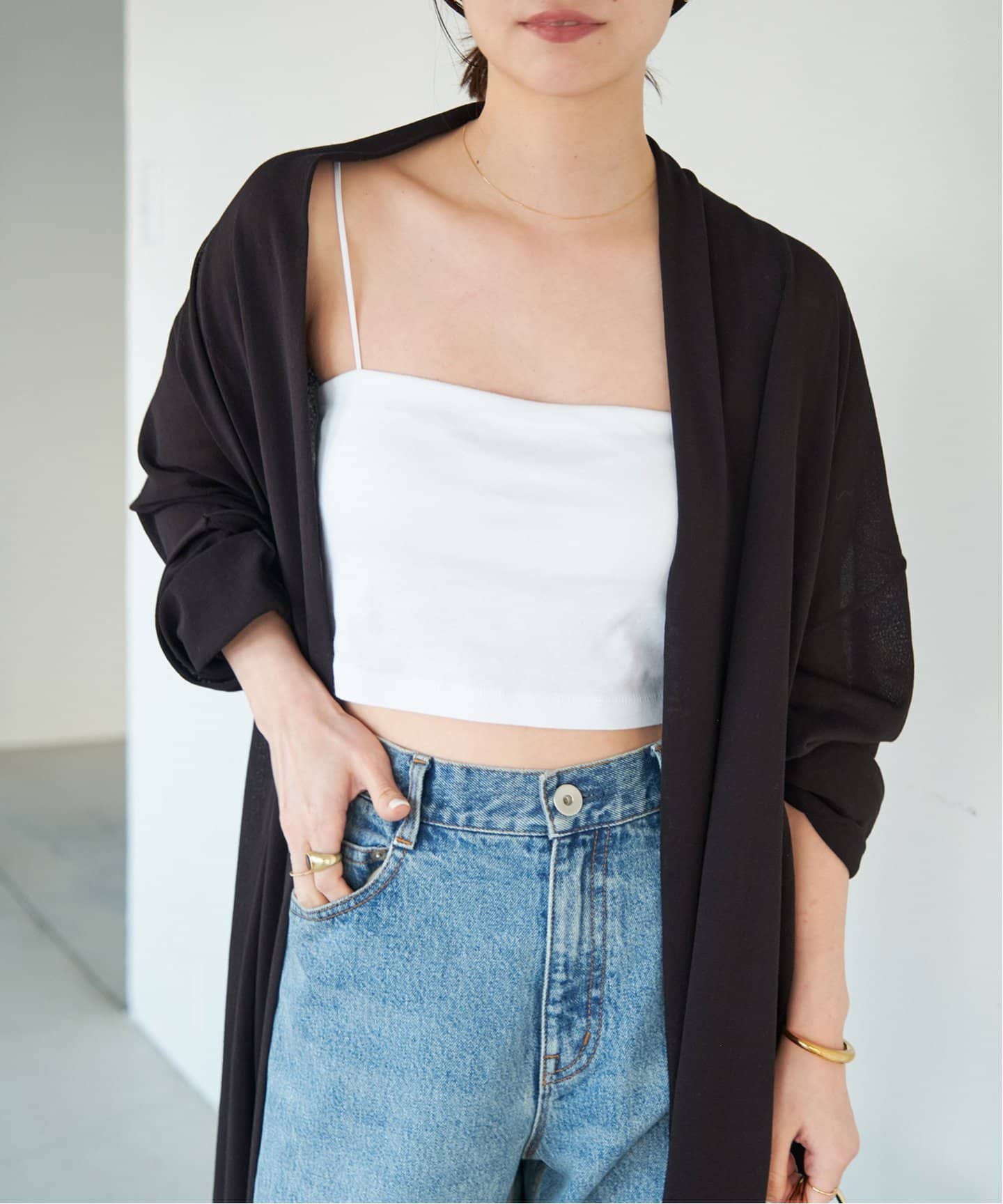 LALA VIE/ララヴィ】 CROPPED キャミソール（キャミソール）｜Deuxieme