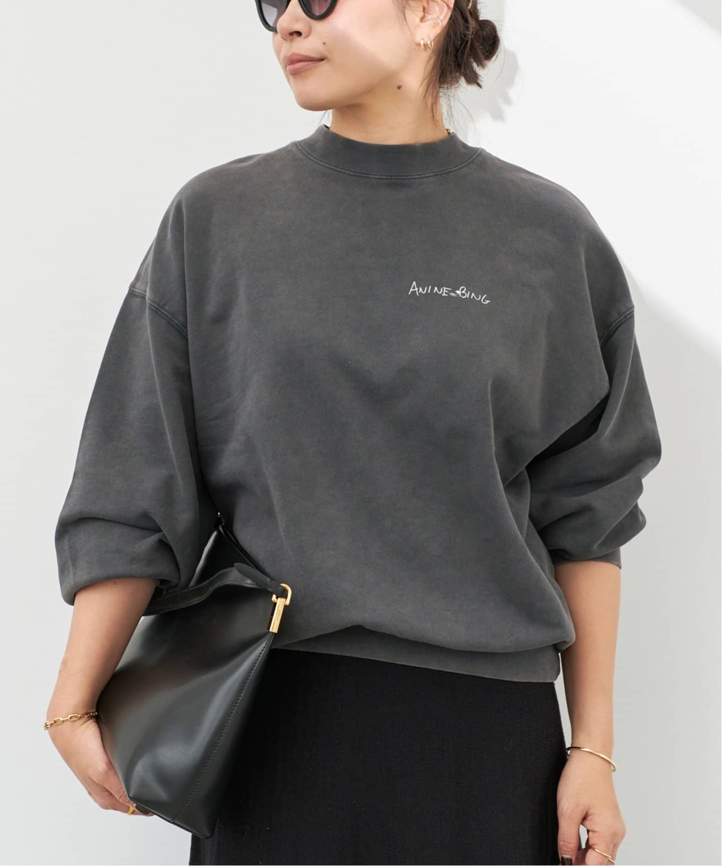 ANINE BING/アニン ビン】JACI SWEATSHIRT LYRICS（スウェット