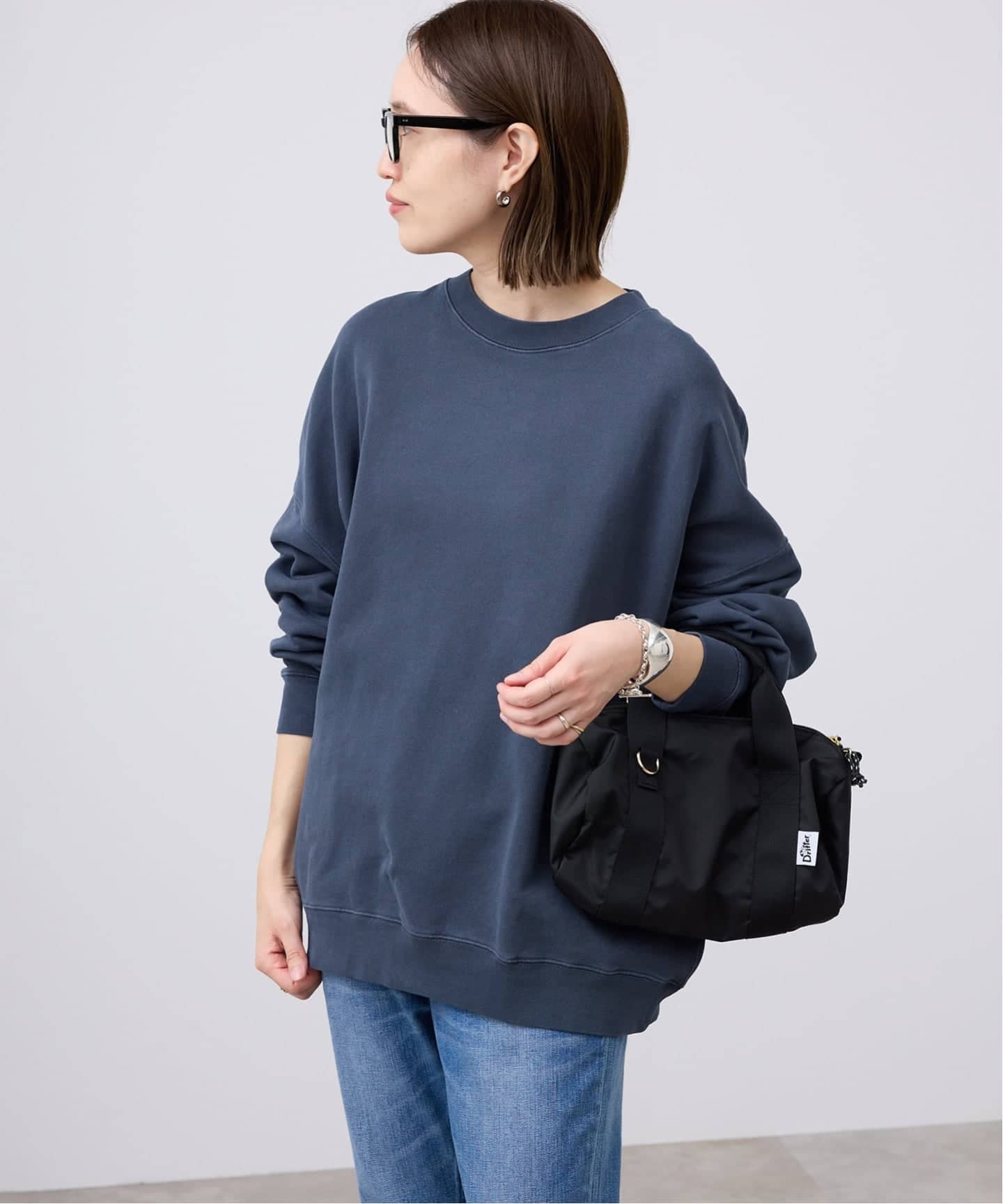 WEB限定カラー有り/追加》ビックシルエットピグメント裏毛プルオーバー