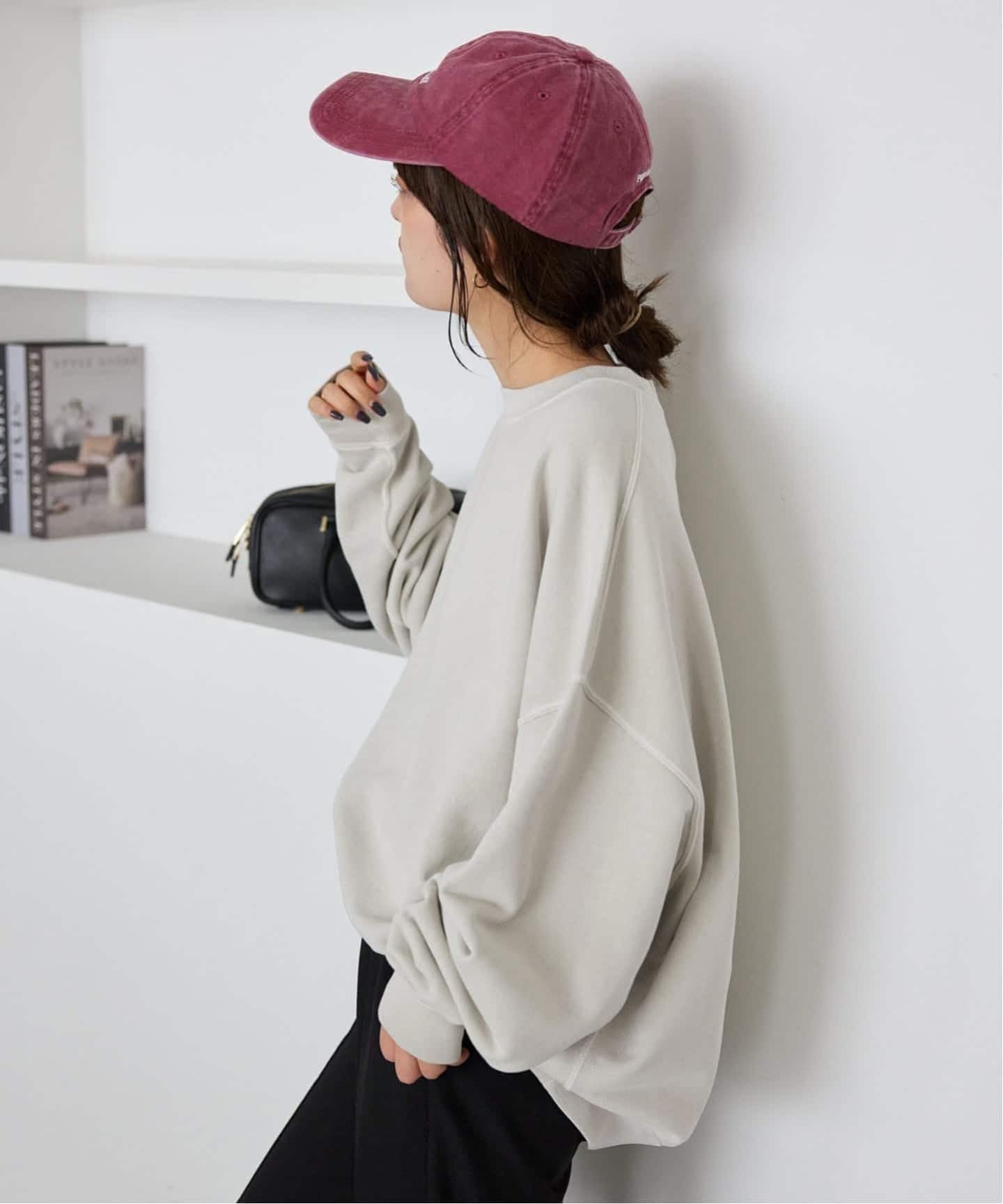 WEB限定/追加3》ビックシルエットピグメント裏毛プルオーバー