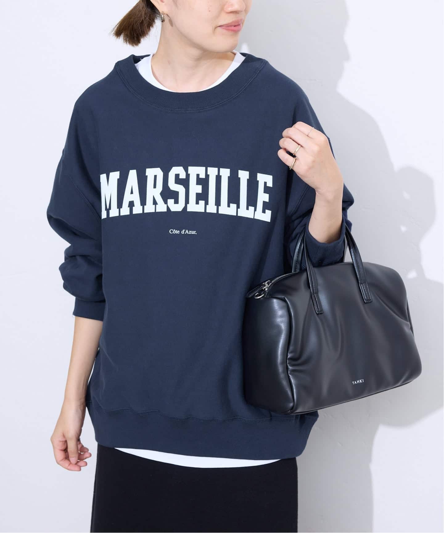 WEB限定/追加》MARSEILLE ロゴスウェット（スウェット）｜SLOBE IENA