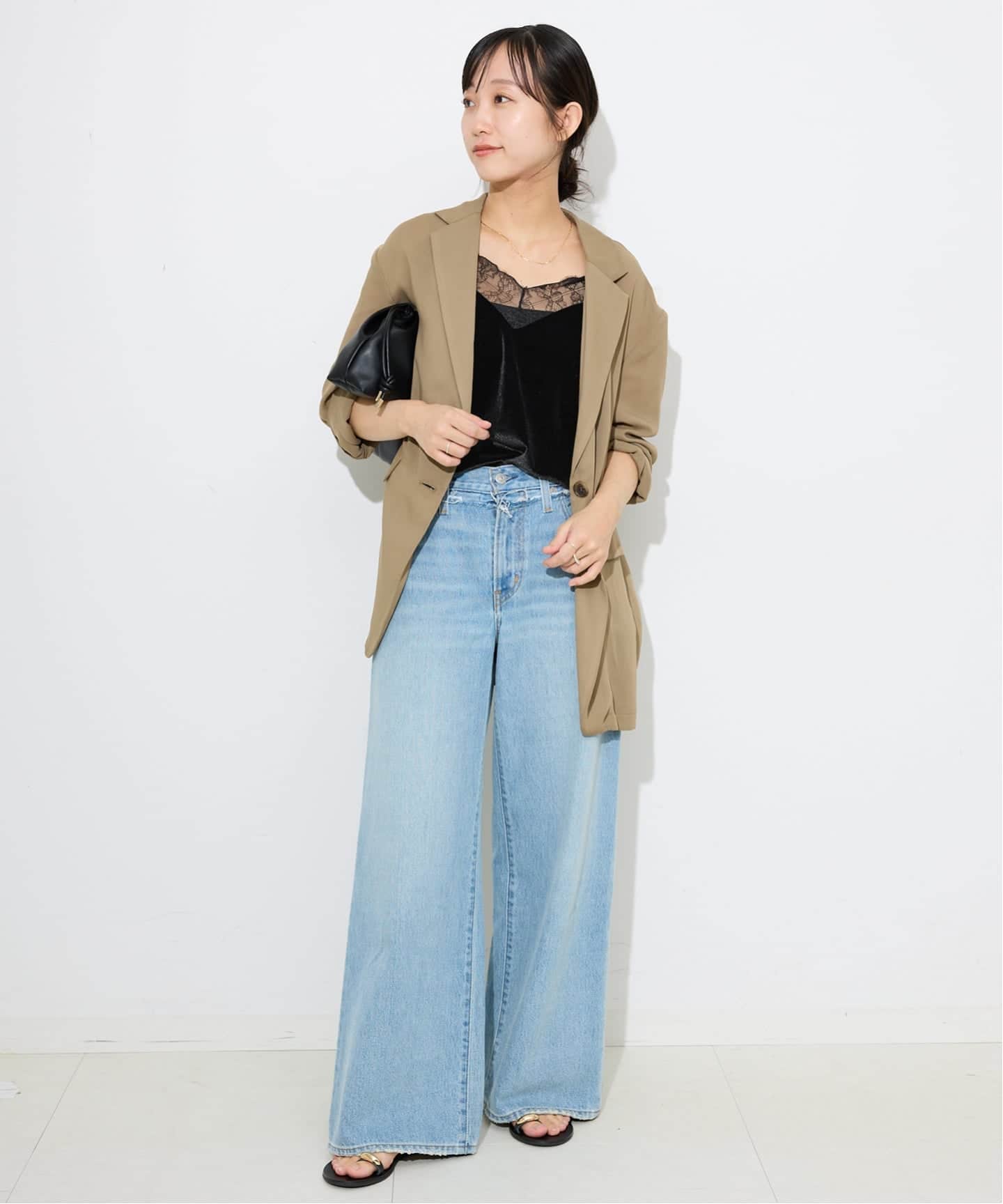 miller/ミラー SLOBE別注 ベロアレースミャミソール（キャミソール