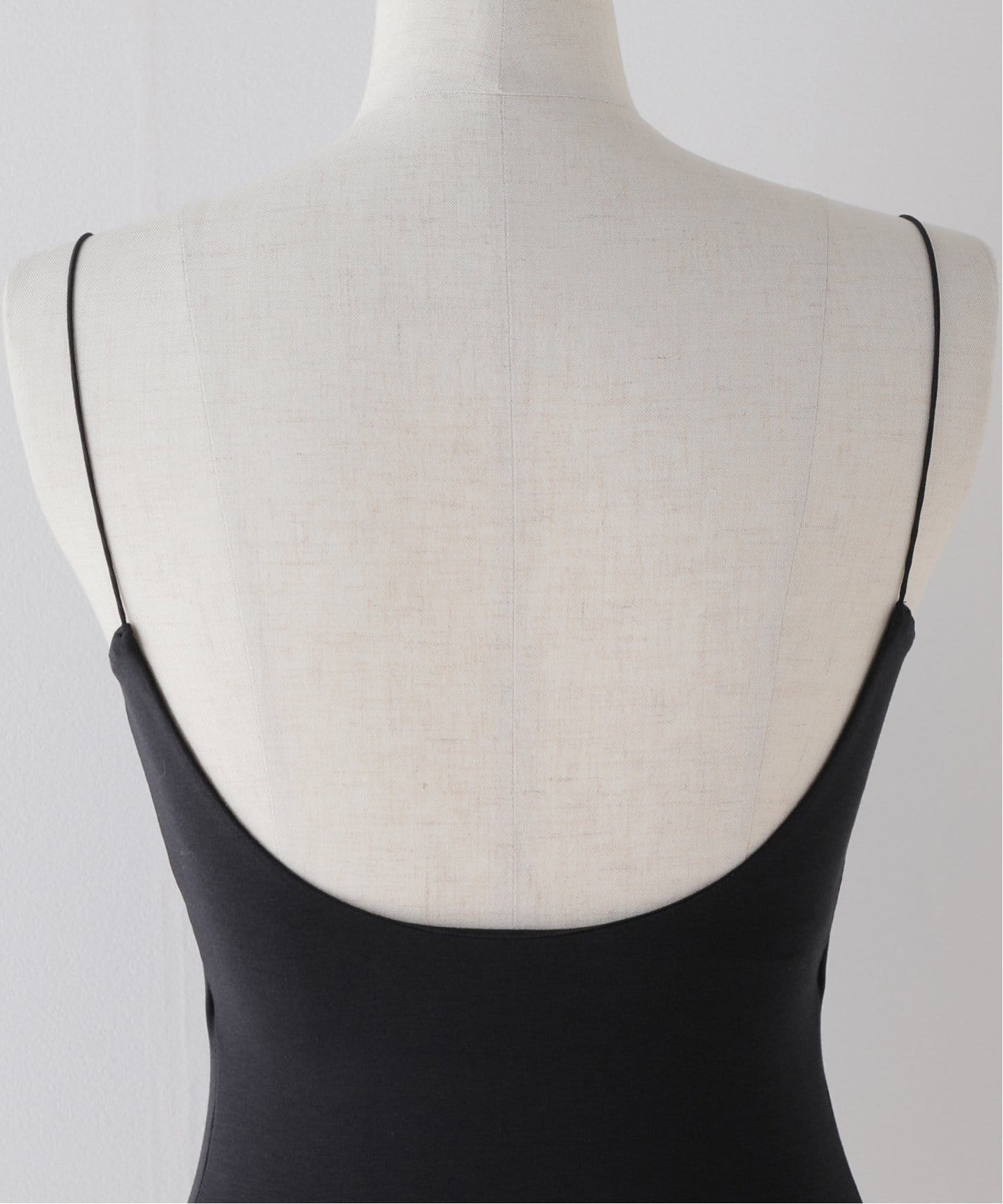 追加》middle back open キャミソール（カップ付きインナー）｜Plage