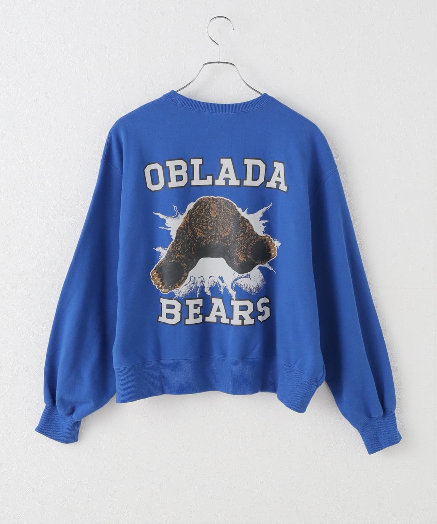 一部店舗+WEB限定》oblada / オブラダ BEARS SWEAT（スウェット