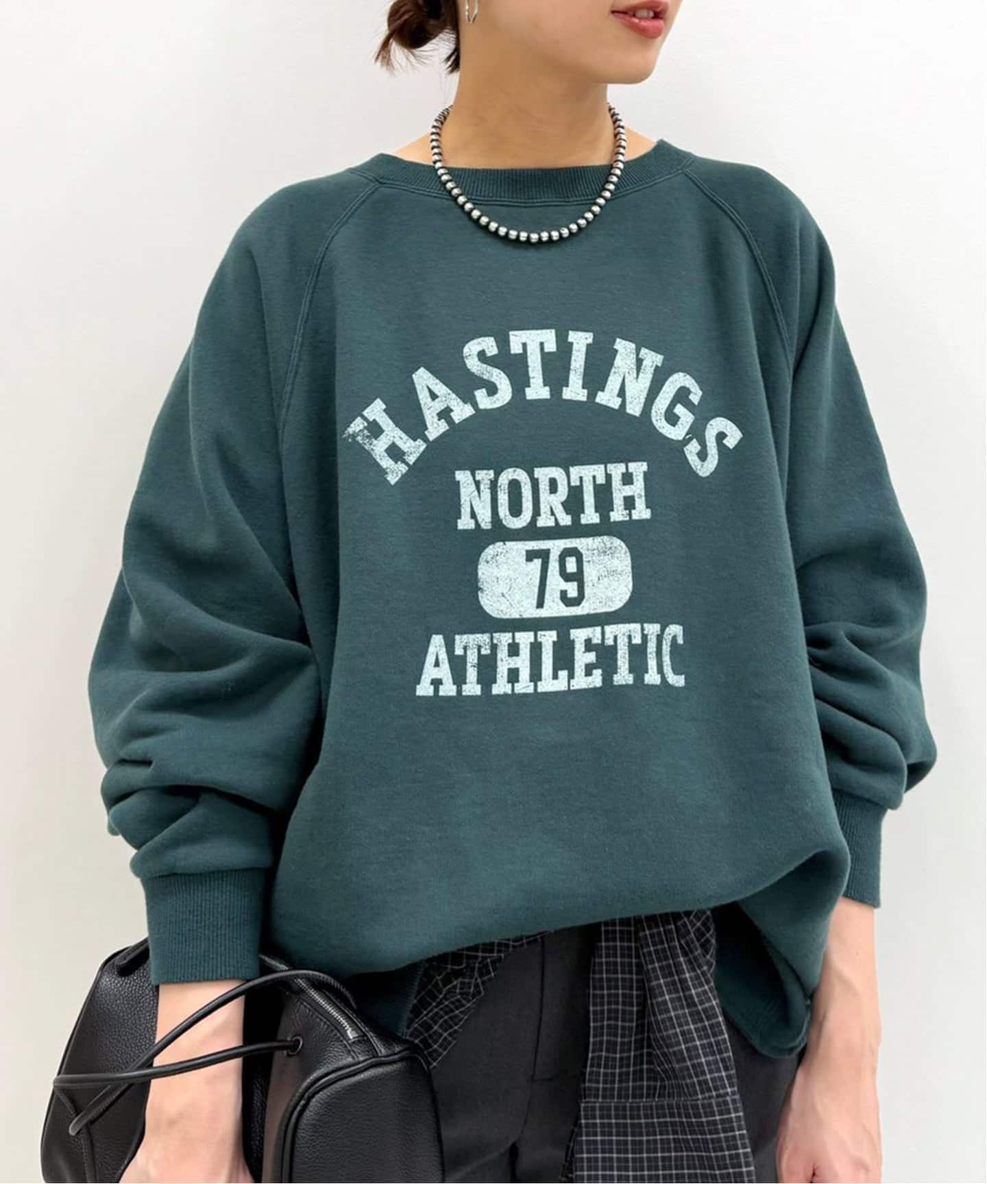 ラグランポンチョプリントスエット（スウェット）｜FRAMeWORK