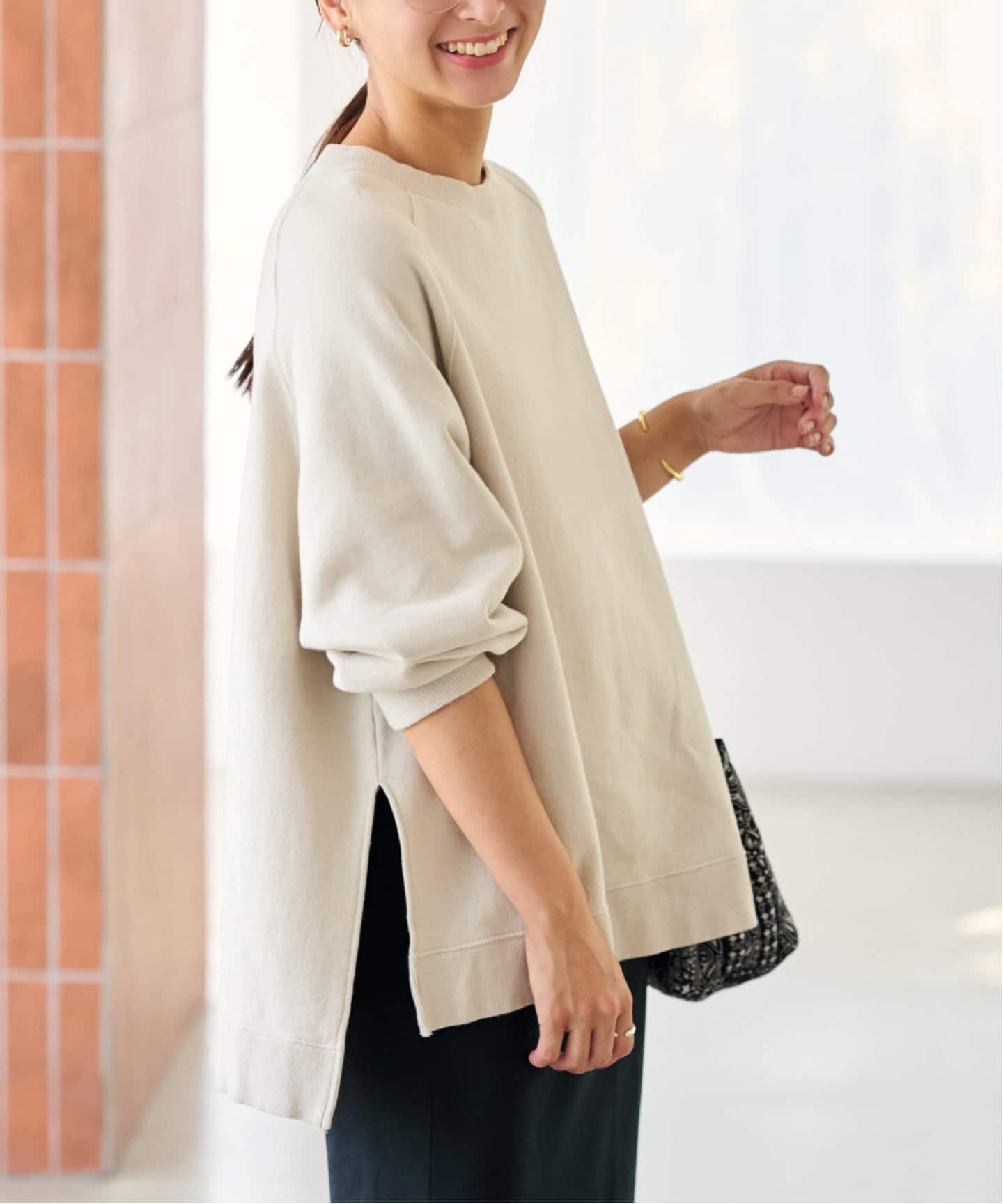 ≪WEB限定 / 追加≫ラグランポンチョスエット（スウェット