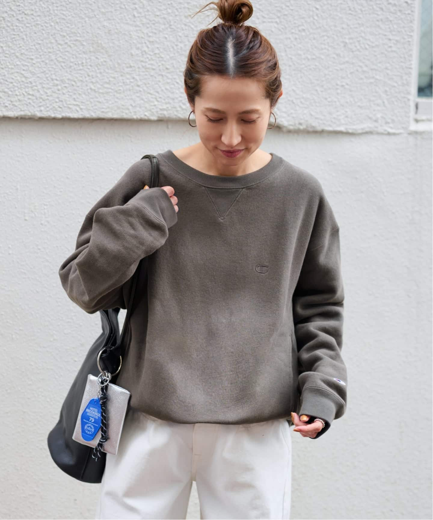 Champion 別注製品染めREVERSE WEAVEポケット（スウェット