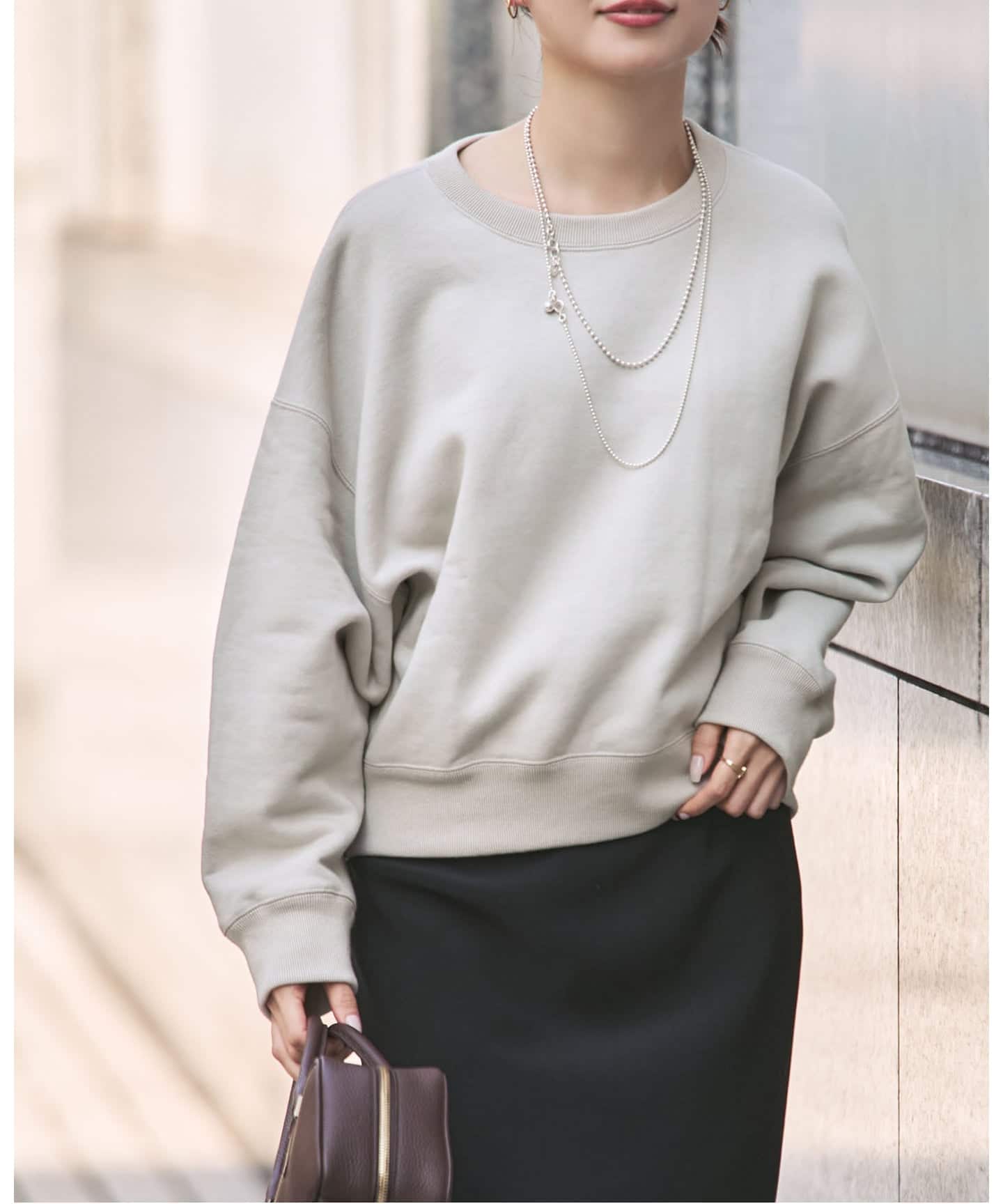 追加》ナッピングオーバーニュアンススウェット（スウェット）｜NOBLE