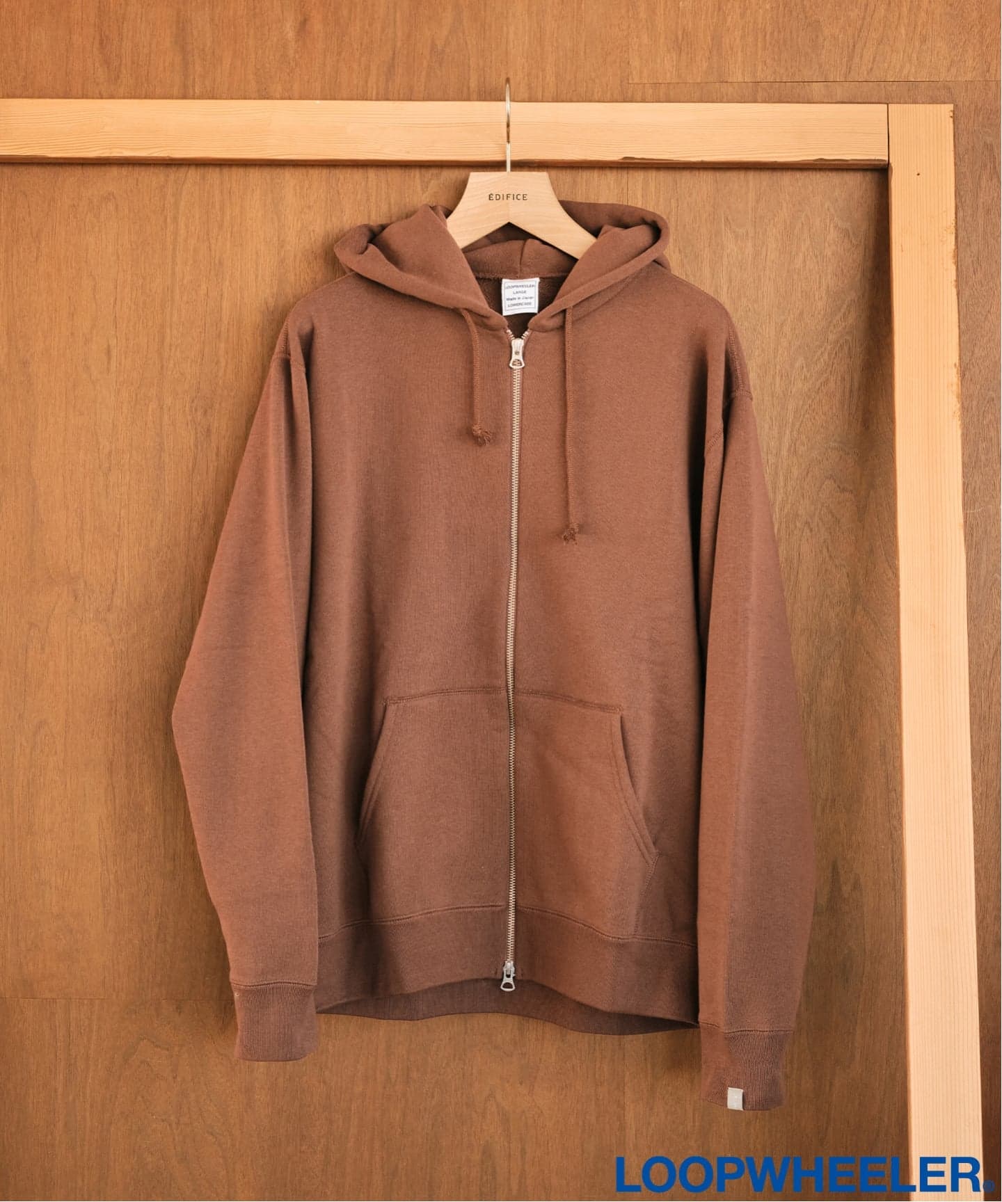 LOOPWHEELER × LOWERCASE for EDIFICE ライトツリウラケ ジップ
