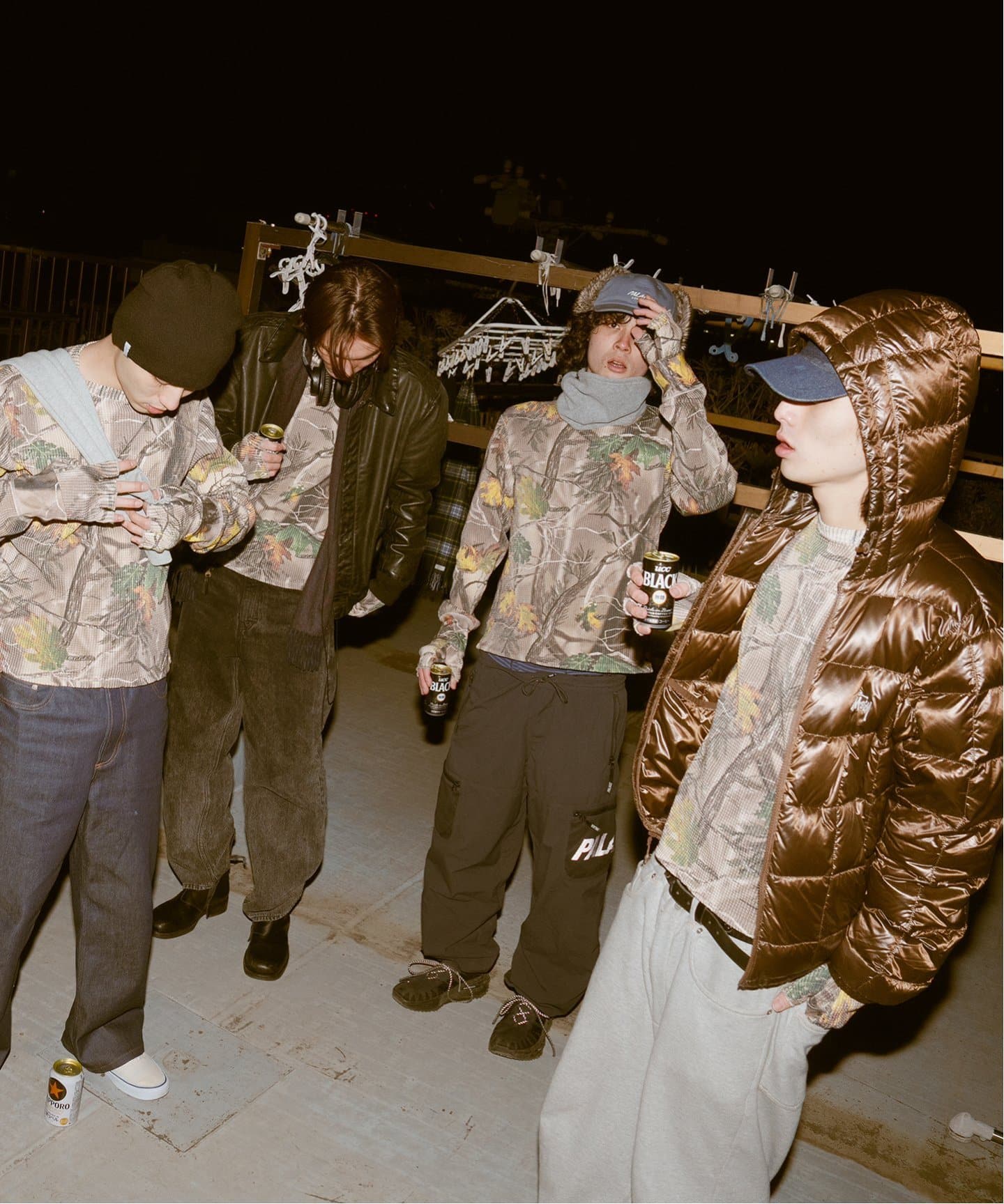 VALLAD / バラッド】カモ サーマル ロング Tee（Tシャツ／カットソー