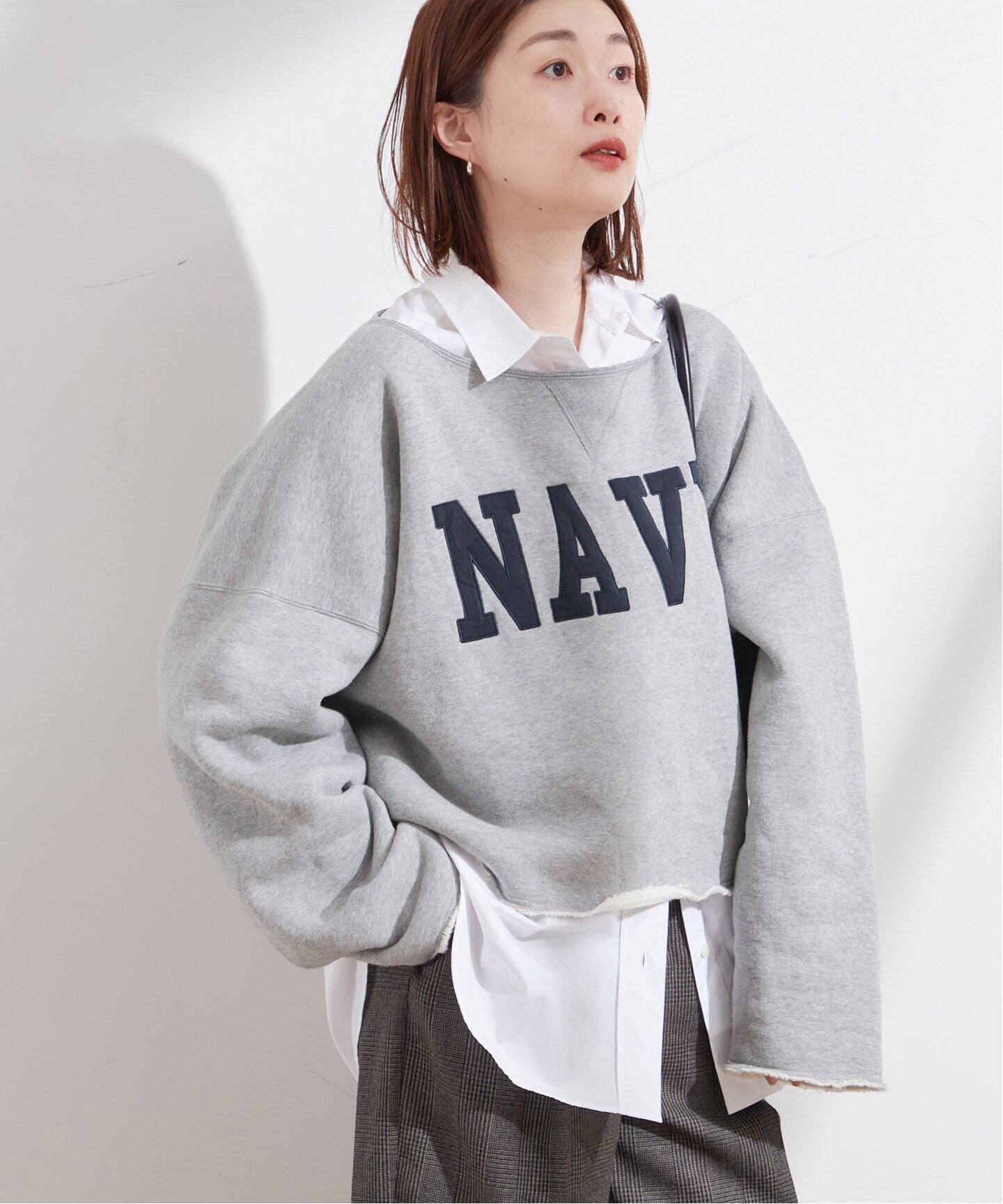 別注》【INSCRIRE /アンスクリア】ロゴスウェット（スウェット