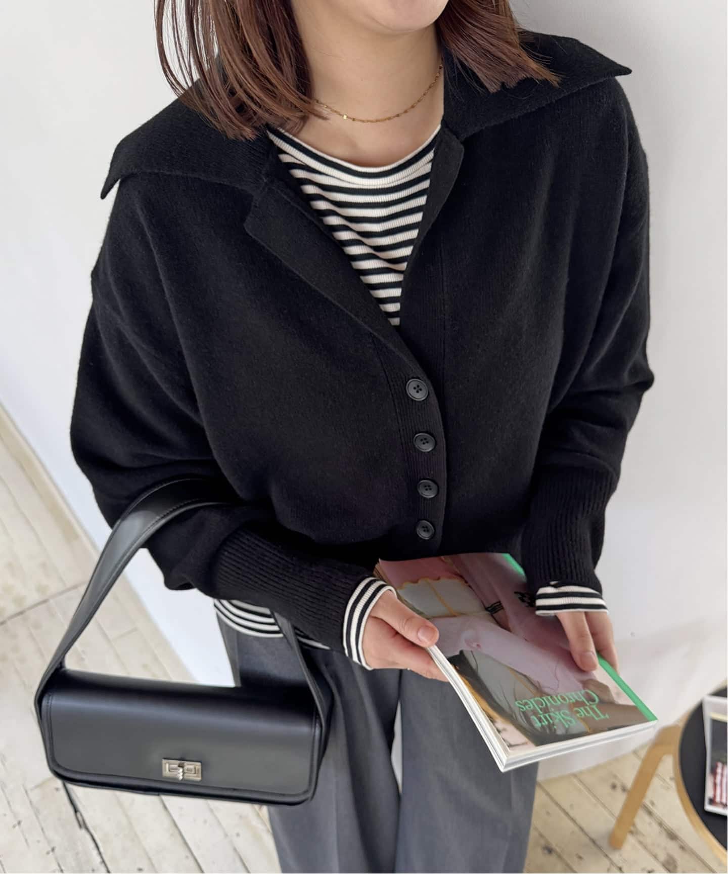 MUSICオープンカラーカーディガン（カーディガン）｜JOURNAL STANDARD