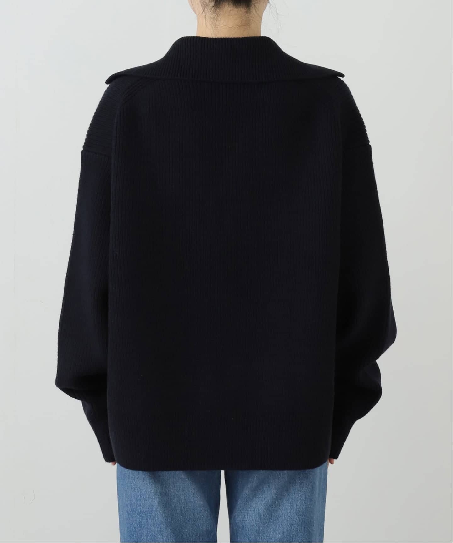 STUDIO NICHOLSON/スタジオ ニコルソン】 RIB COLLAR JUMPER（ニット