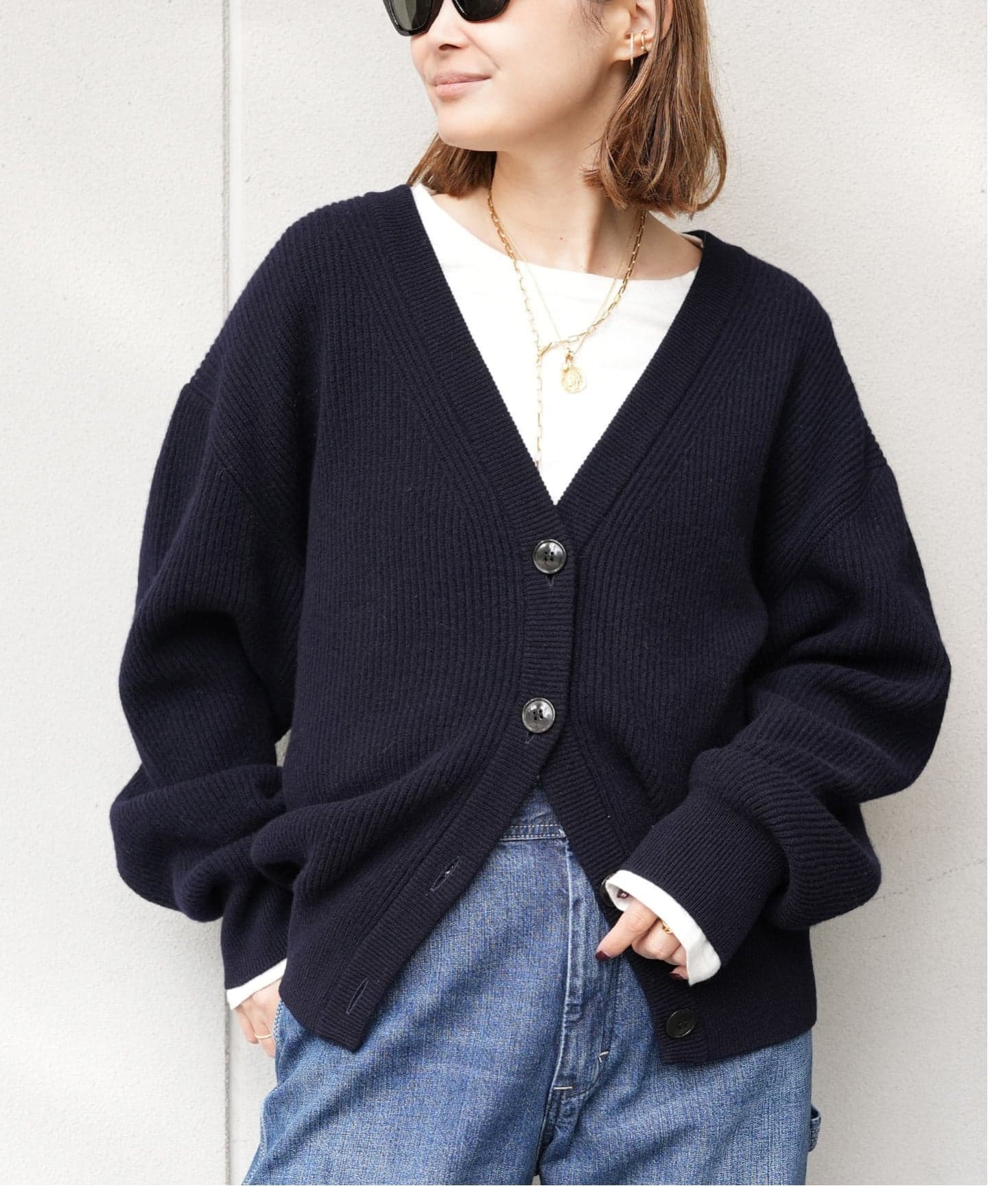 JUSPER Vネック カーディガン（ニット／セーター）｜Deuxieme Classe