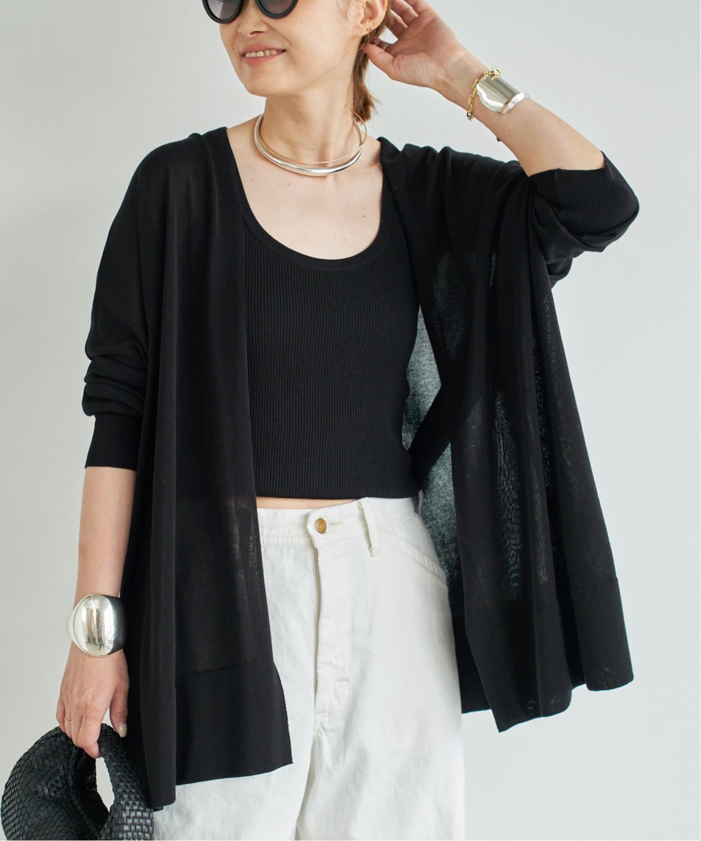 追加 shake code ショート カーディガン（カーディガン）｜Deuxieme