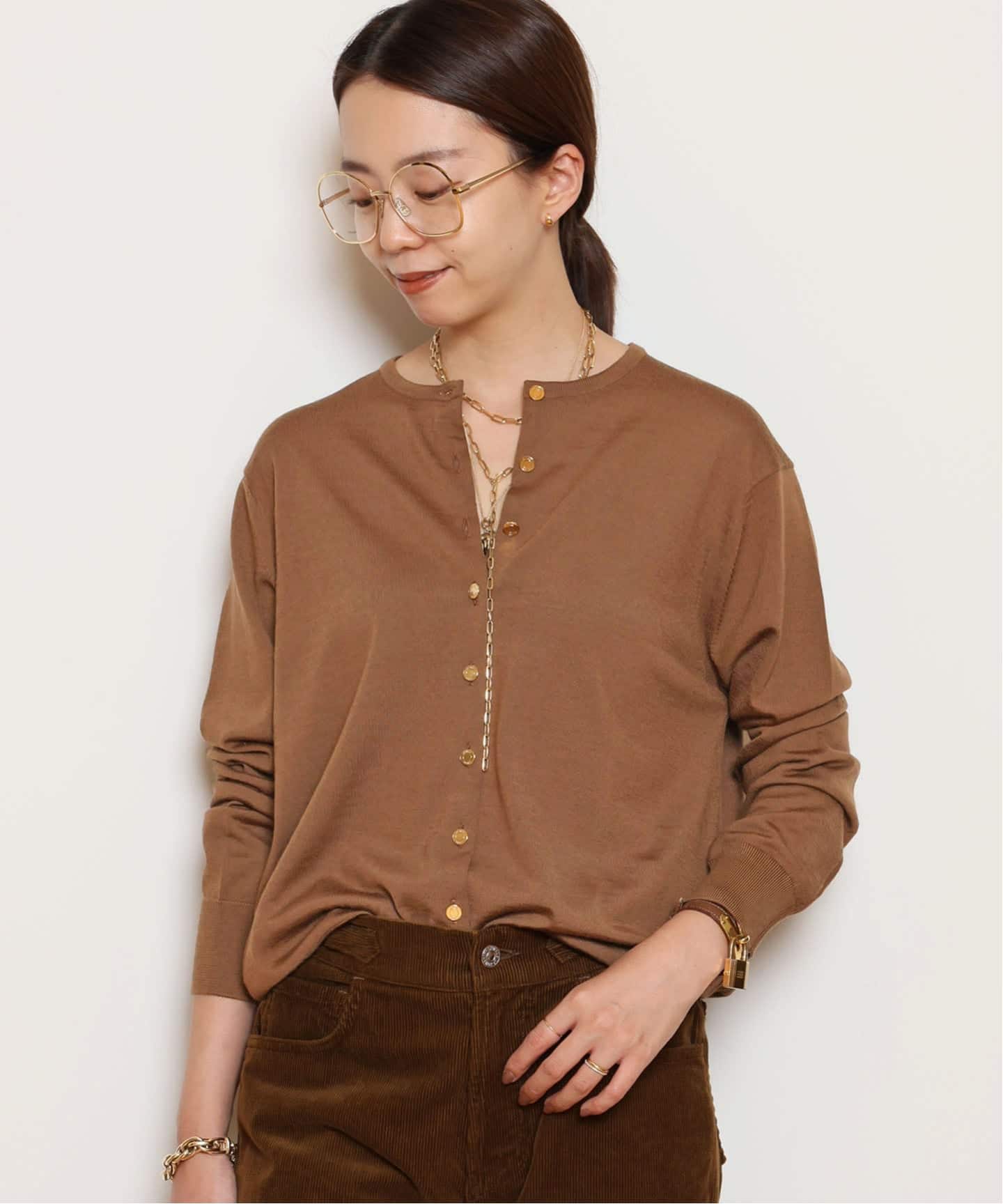 FF30 TODAY クルーネックカーディガン（カーディガン）｜MUSE de