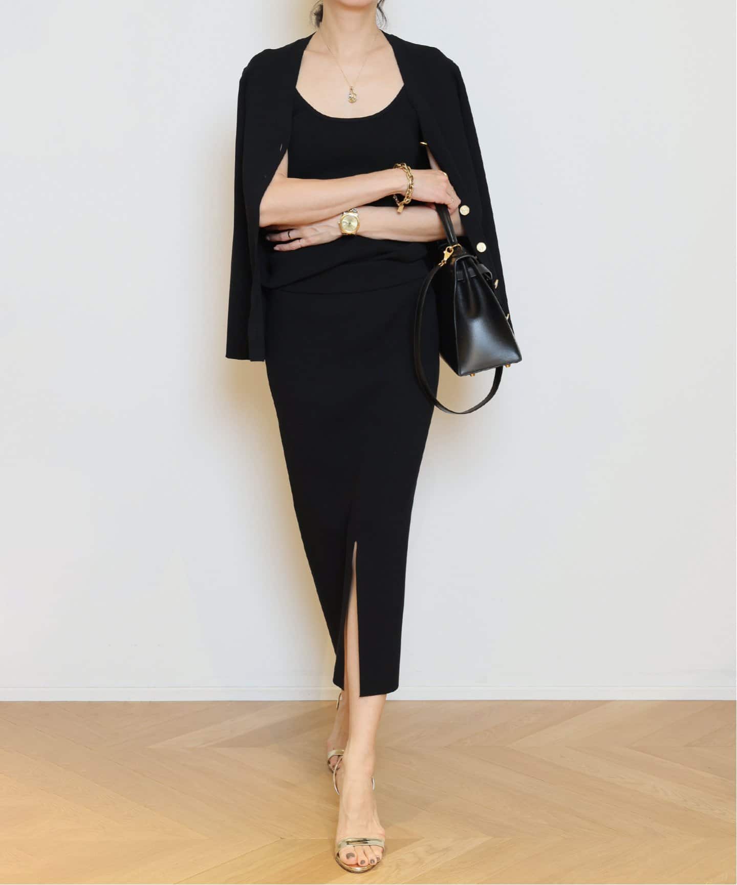 追加DINER RIB Vネック カーディガン（カーディガン）｜MUSE de