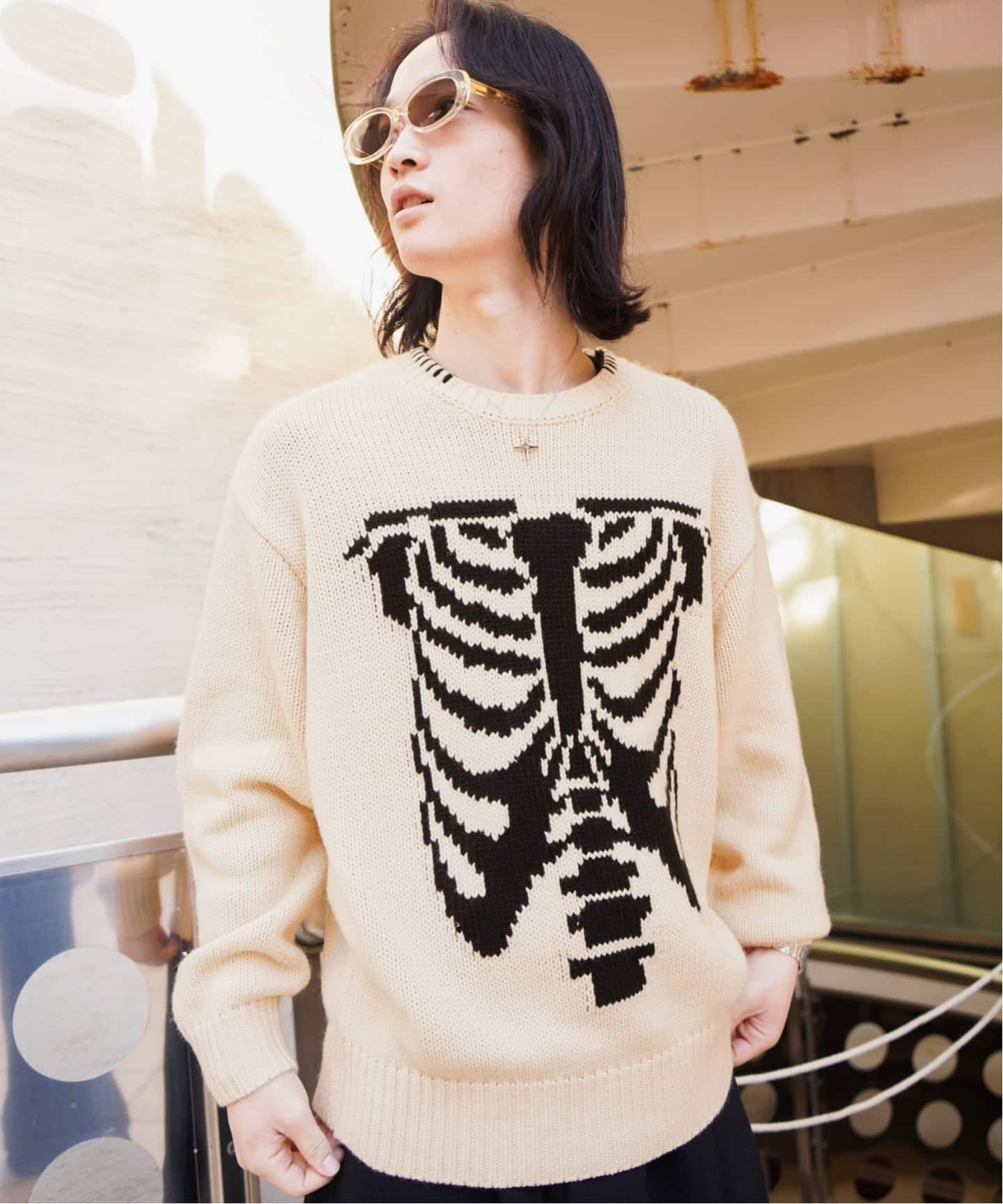 J ビッグモチーフ ヘビーニット（ニット／セーター）｜JOINT WORKS