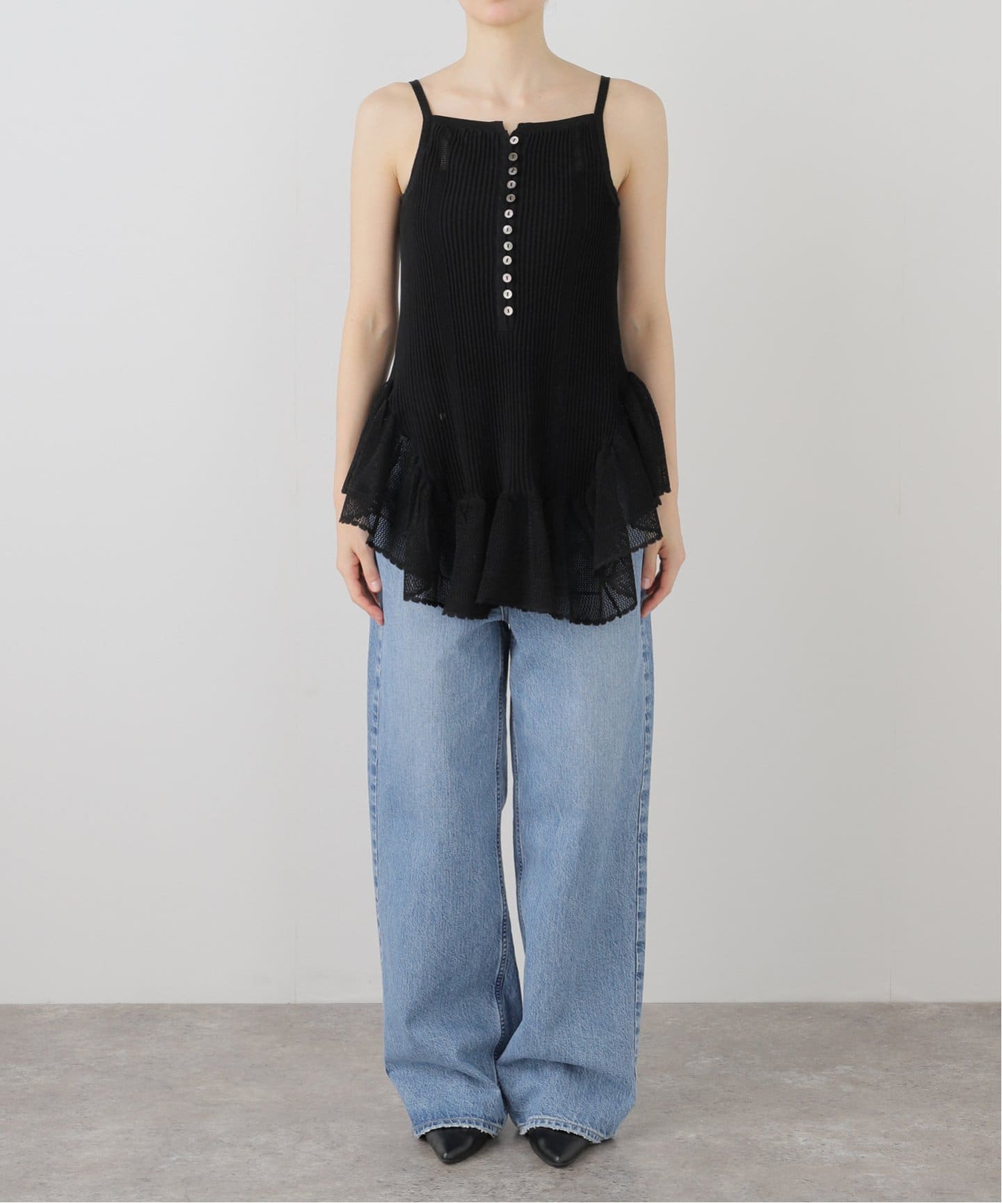 追加》TGOR/トゴール フリル キャミソール TG5S-J0306（キャミソール