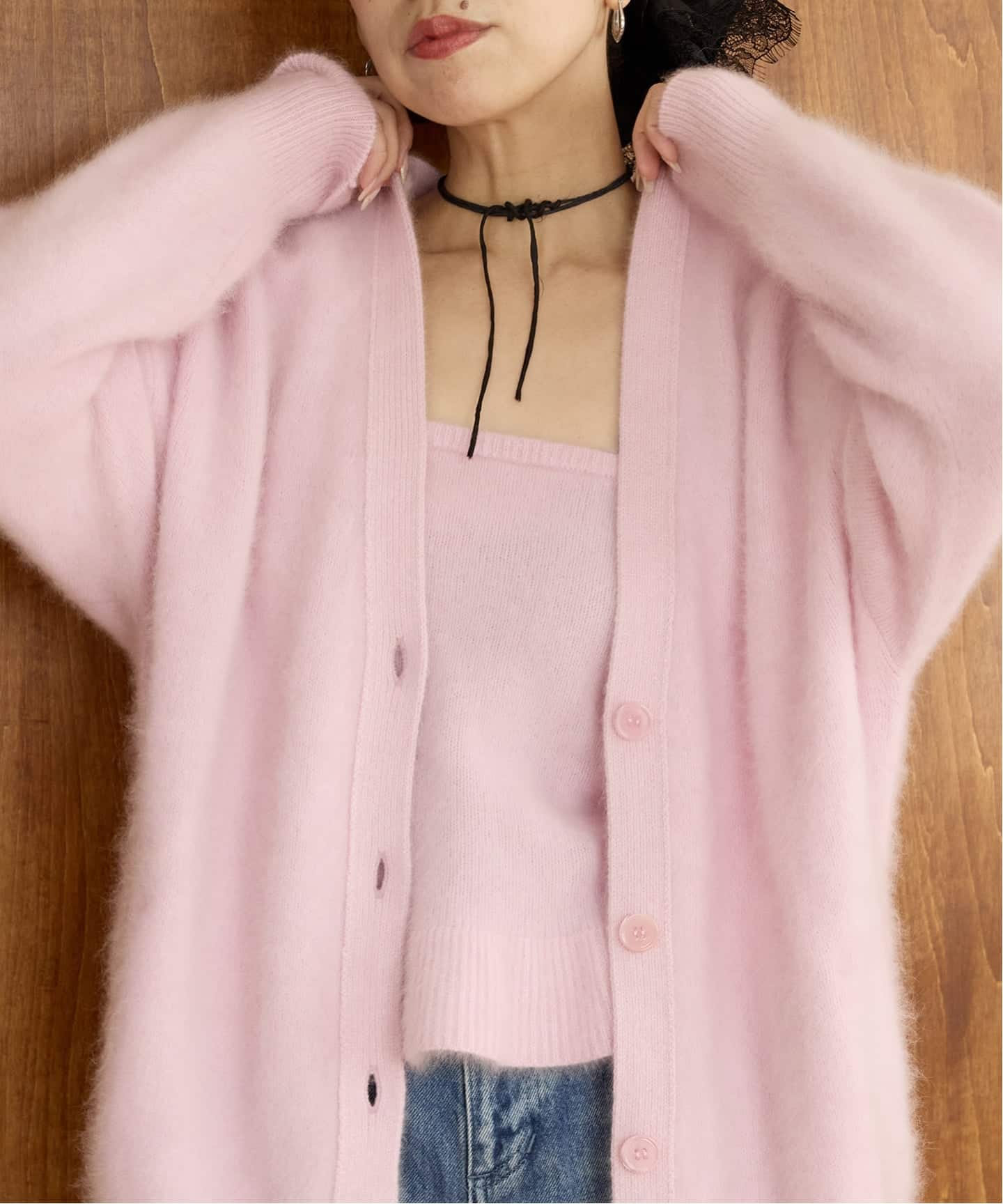 IENA LA BOUCLE ファーニットキャミソール（ニット／セーター）｜IENA