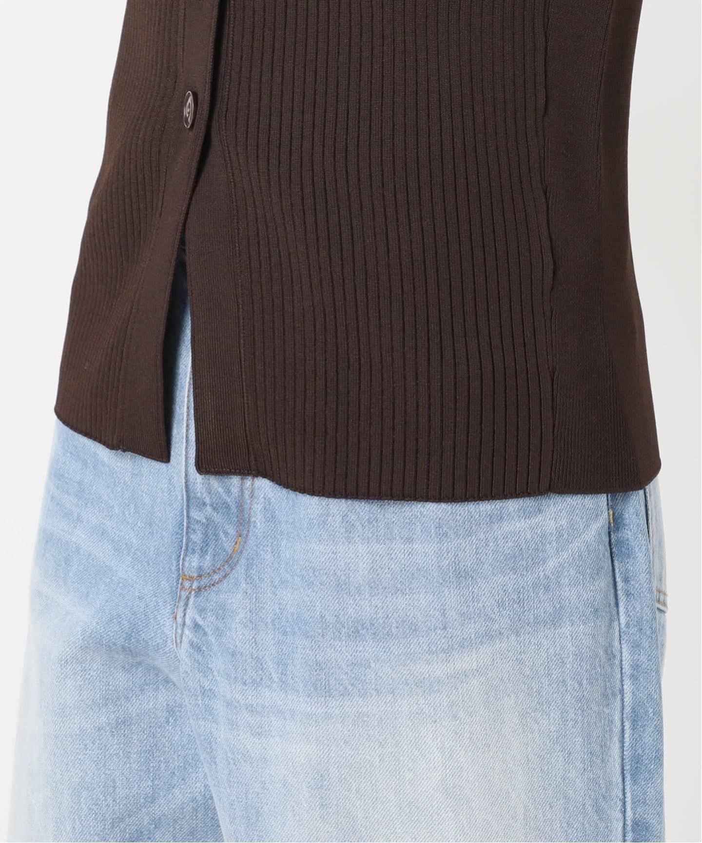 追加》R'IAM RIBシェイプカーディガン（カーディガン）｜Plage