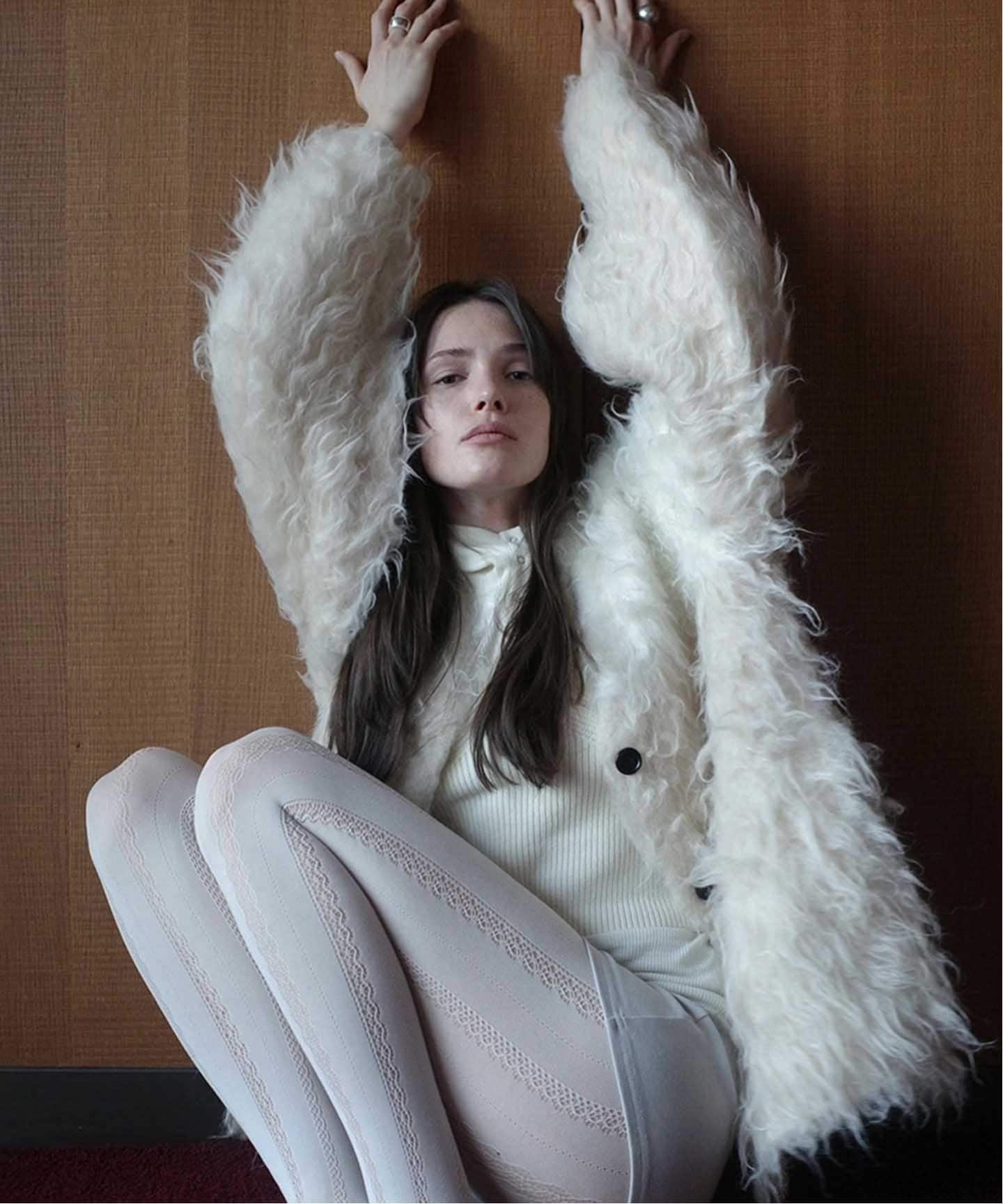 CLANE BI COLOR SHAGGY KNIT CARDIGAN（ニット／セーター）｜BOICE