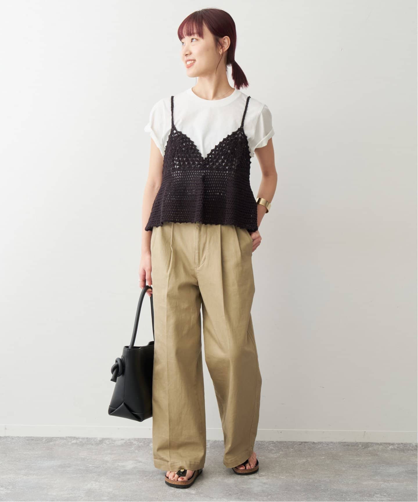 クロシェニットキャミソール（キャミソール）｜Spick and Span