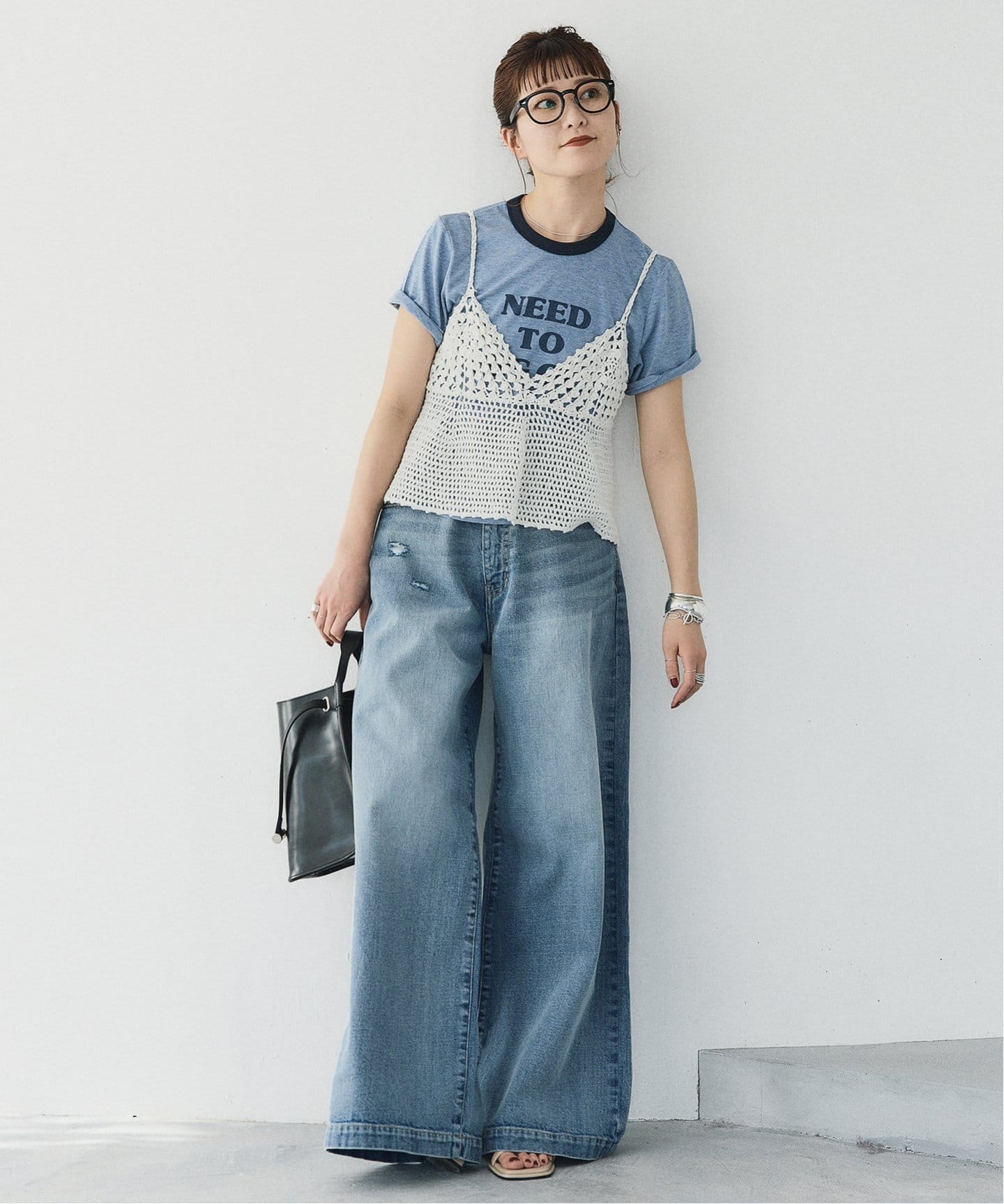 クロシェニットキャミソール（キャミソール）｜Spick and Span