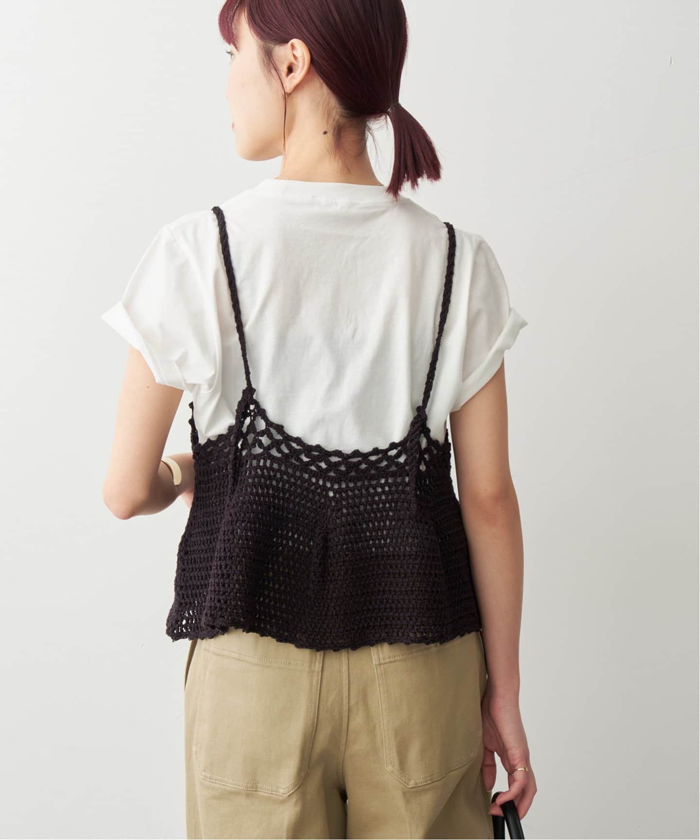 クロシェニットキャミソール（キャミソール）｜Spick and Span