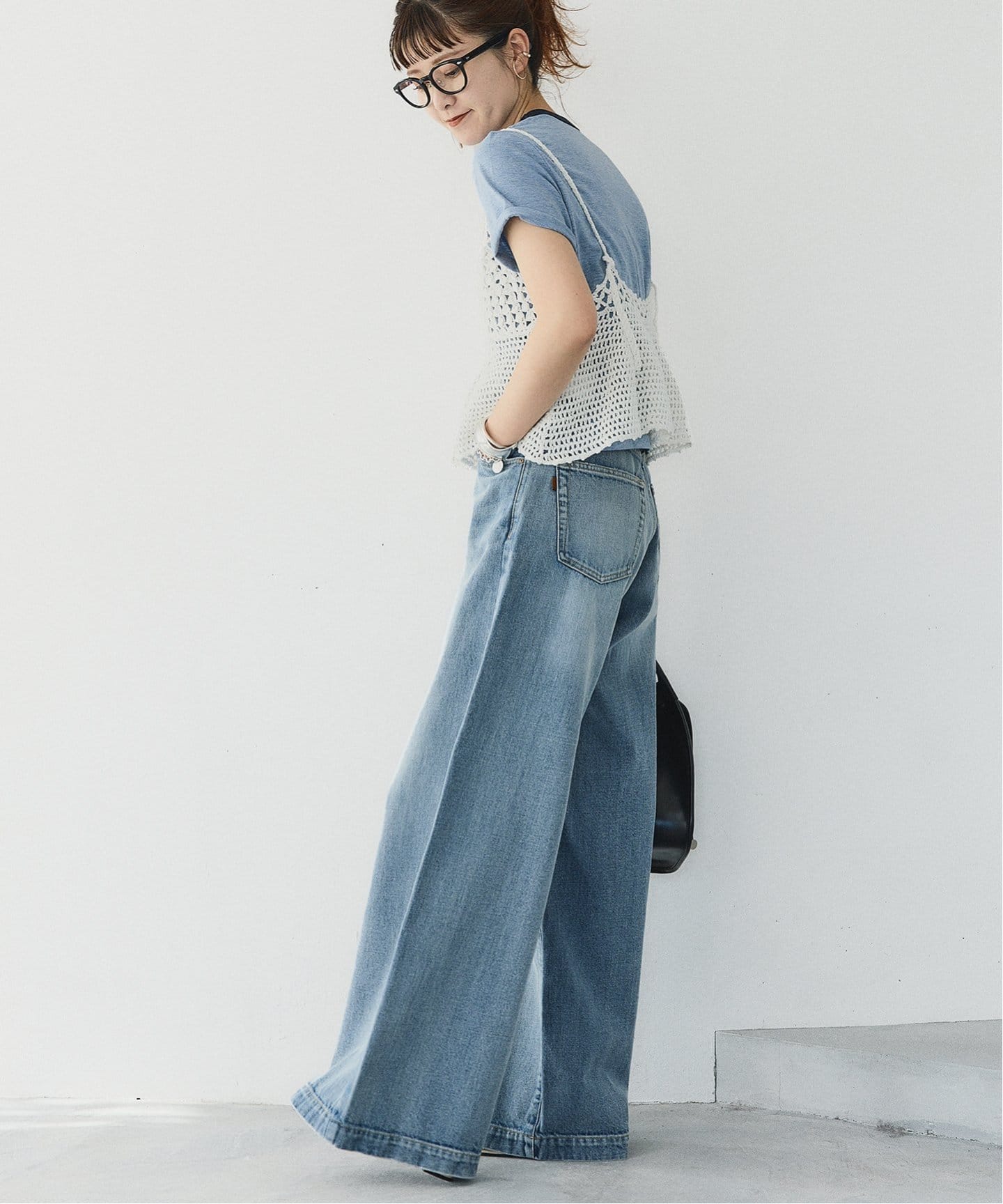 クロシェニットキャミソール（キャミソール）｜Spick and Span