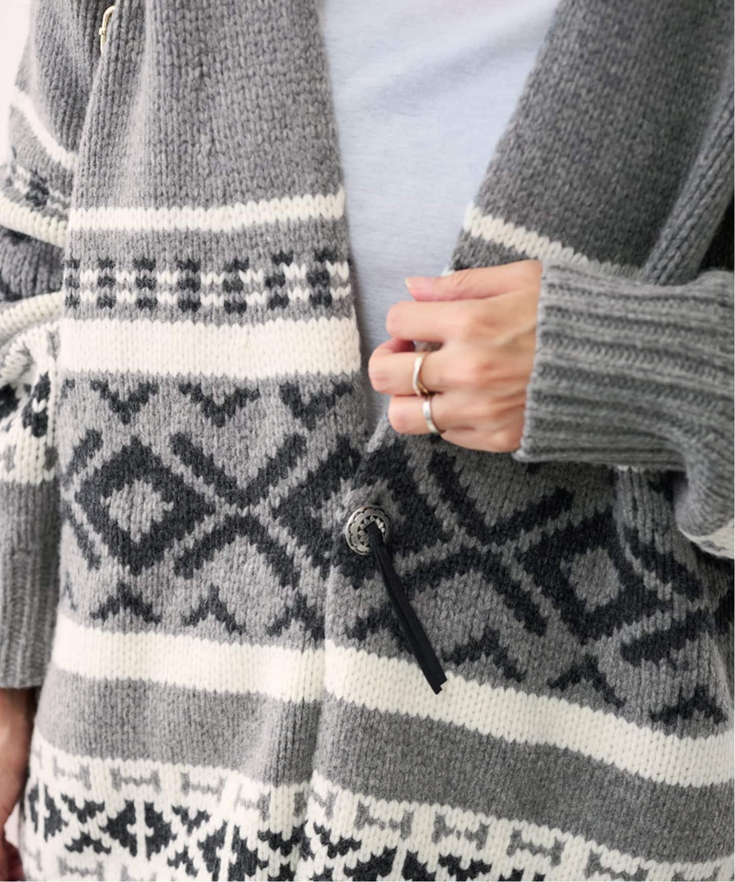 ジャガードカーディガン（カーディガン）｜FRAMeWORK（フレームワーク