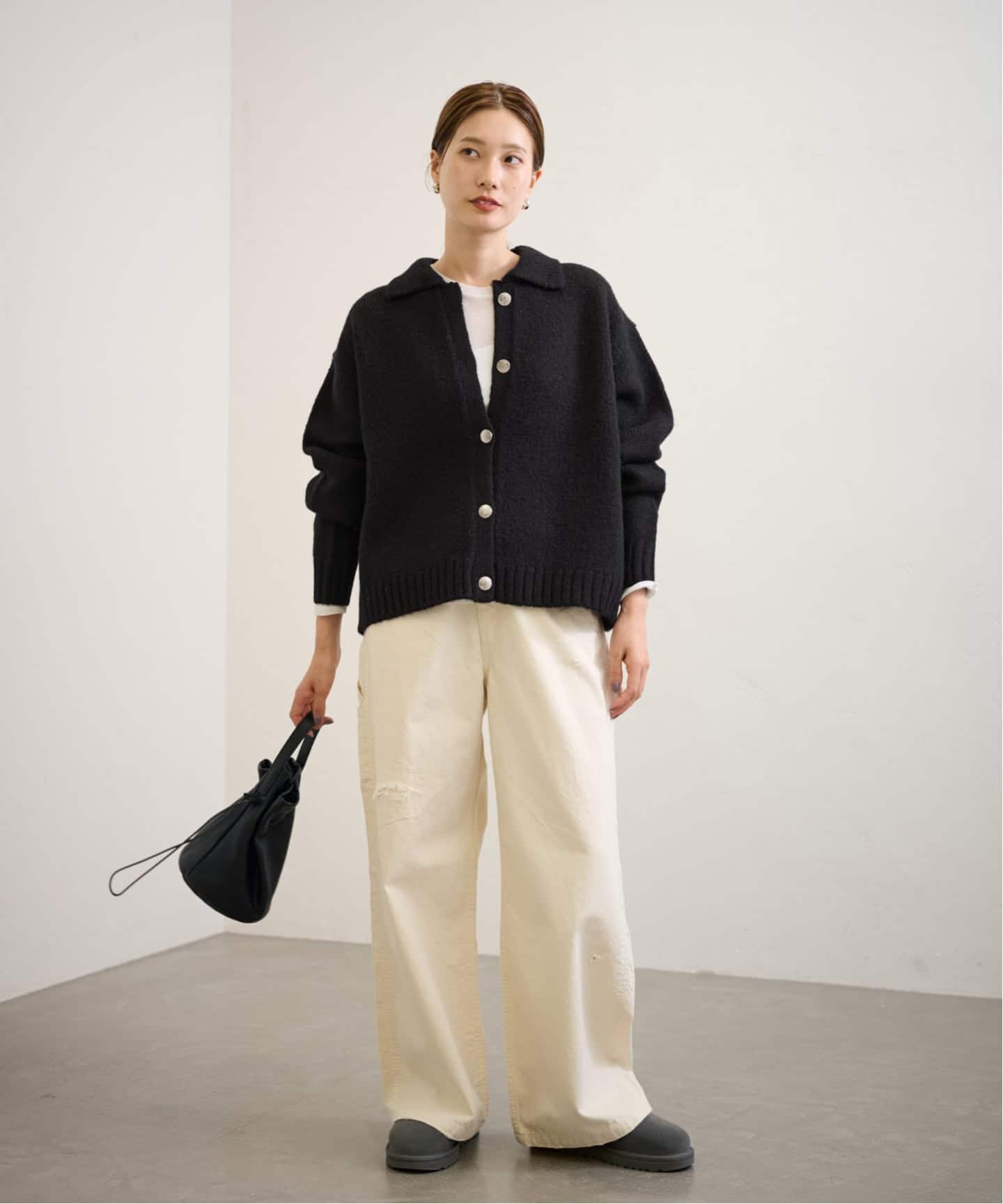 ≪追加≫メタルボタン衿付きカーディガン（カーディガン）｜FRAMeWORK