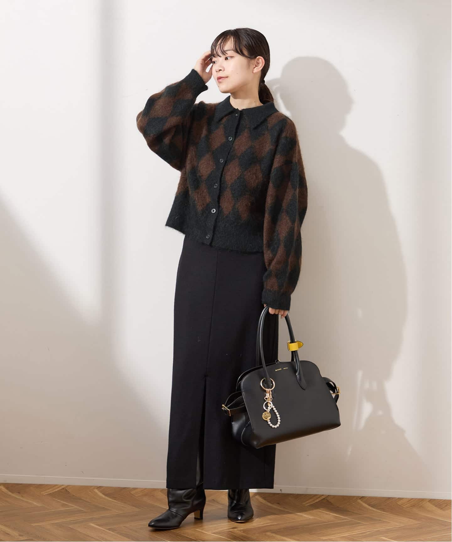 アーガイルニットカーディガン（カーディガン）｜JOURNAL STANDARD L